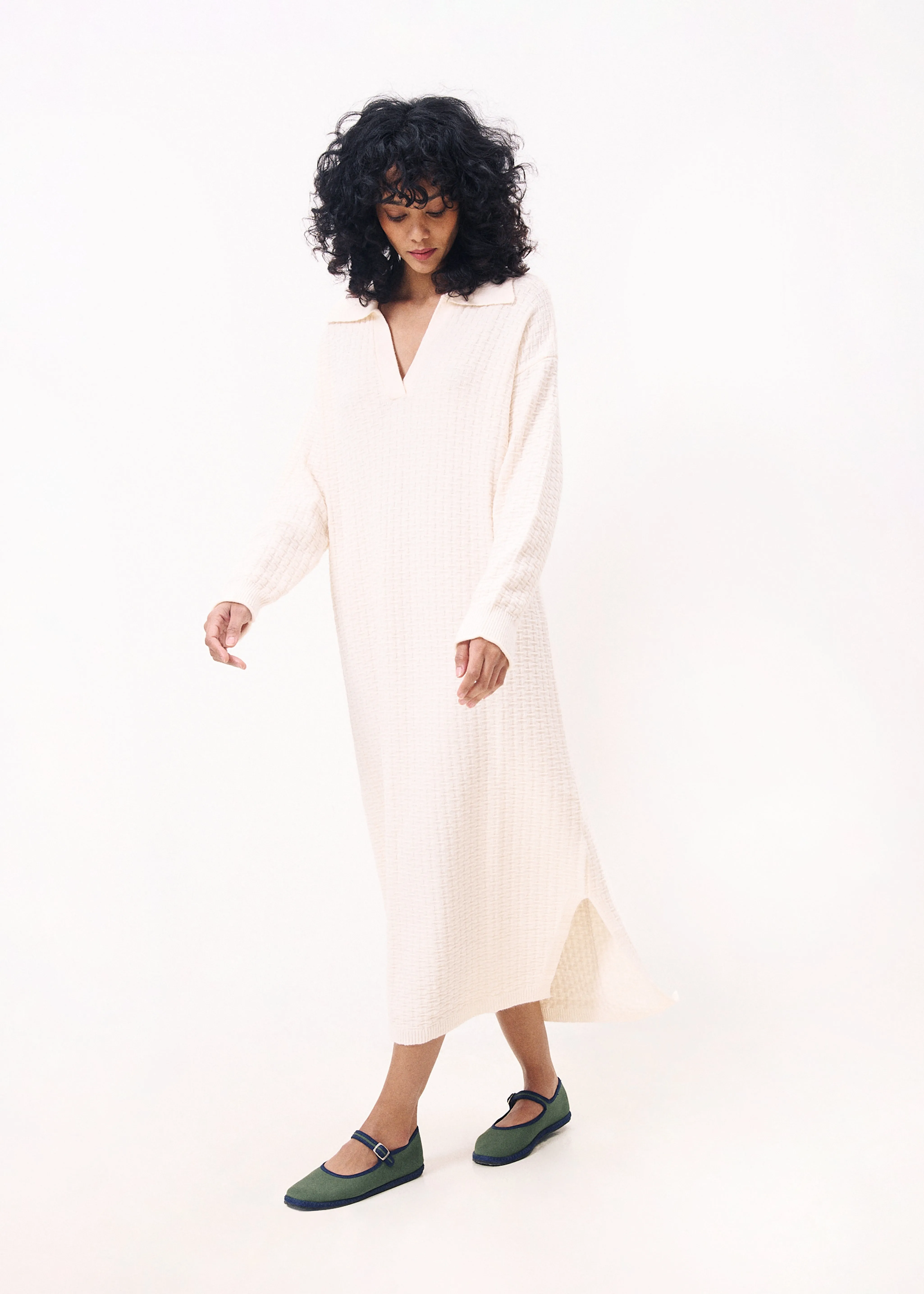 Robe TIMEA Creme sold by FRNCH product image thumbnail 3