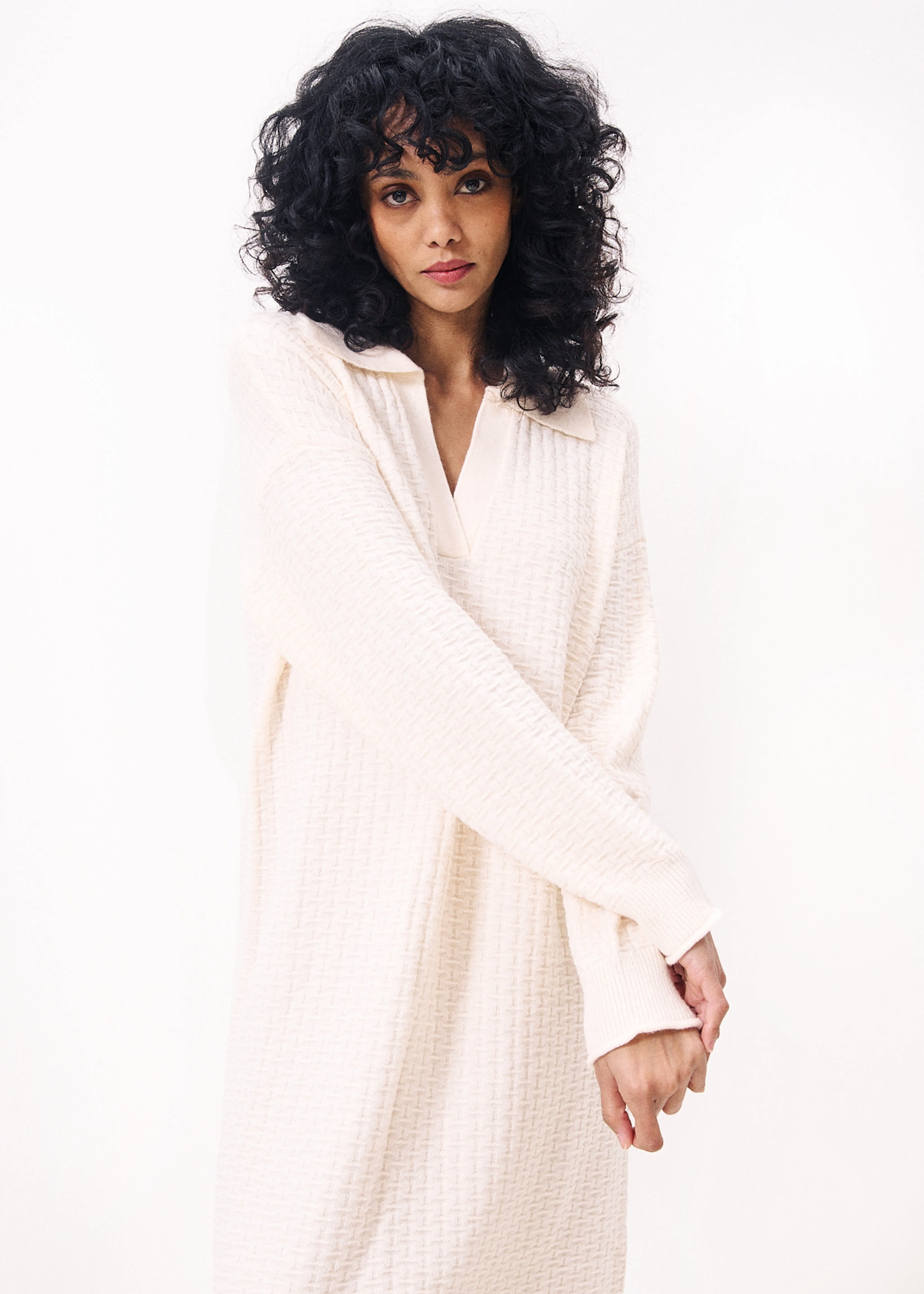 Robe TIMEA Creme sold by FRNCH product image thumbnail 5