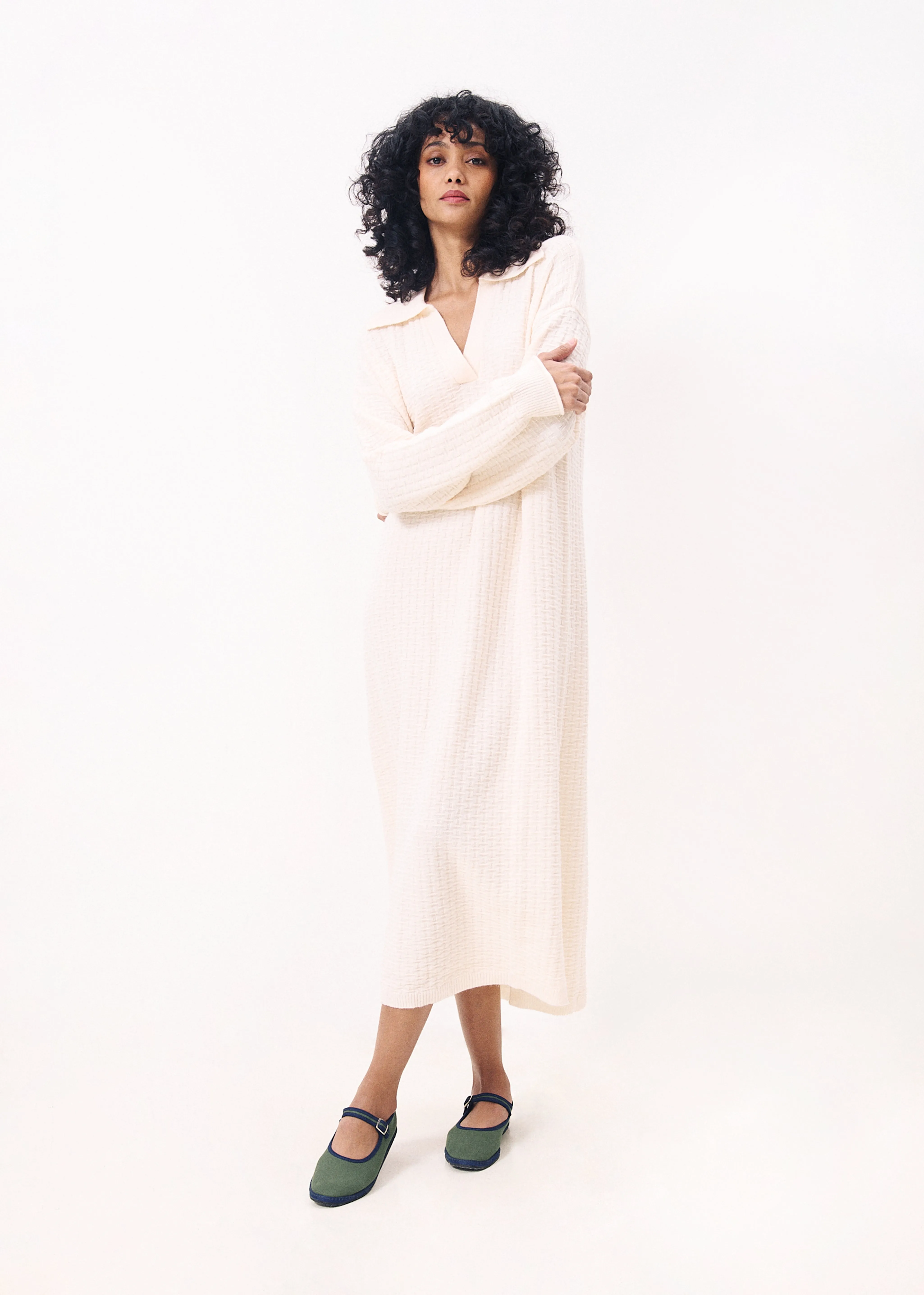 Robe TIMEA Creme sold by FRNCH product image thumbnail 2