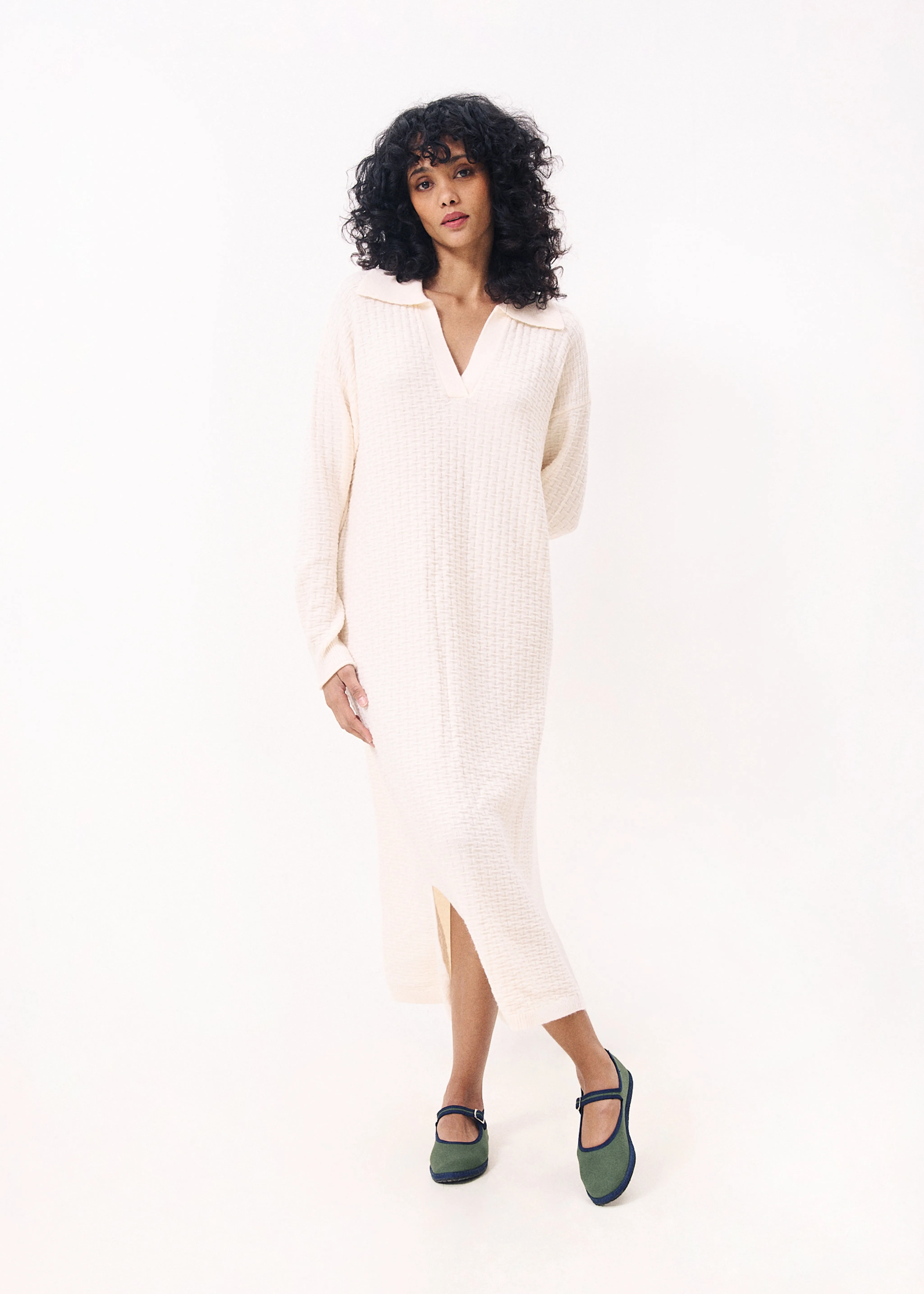 Robe TIMEA Creme sold by FRNCH