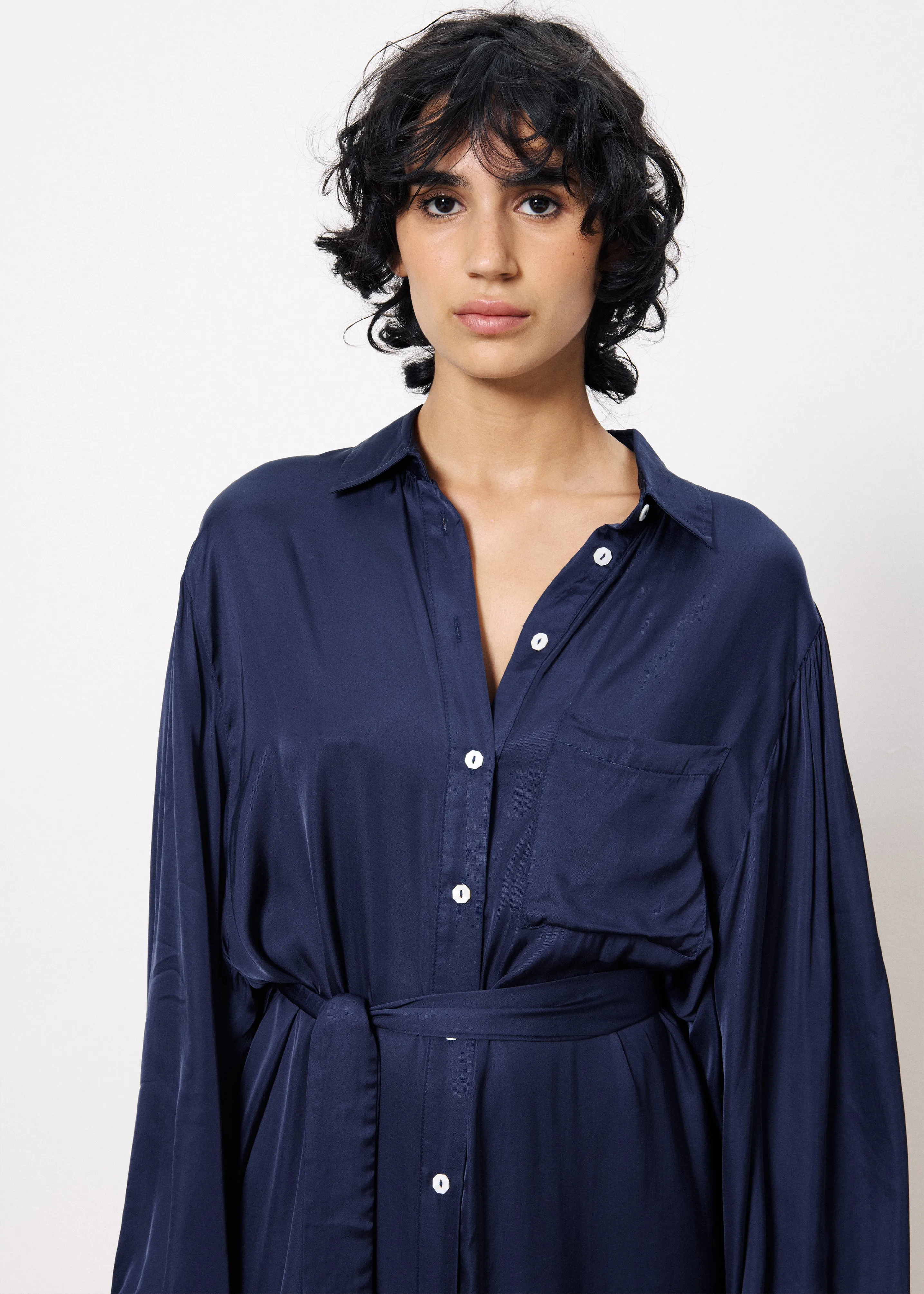 Robe ADILE Bleu marine sold by FRNCH product image thumbnail 4