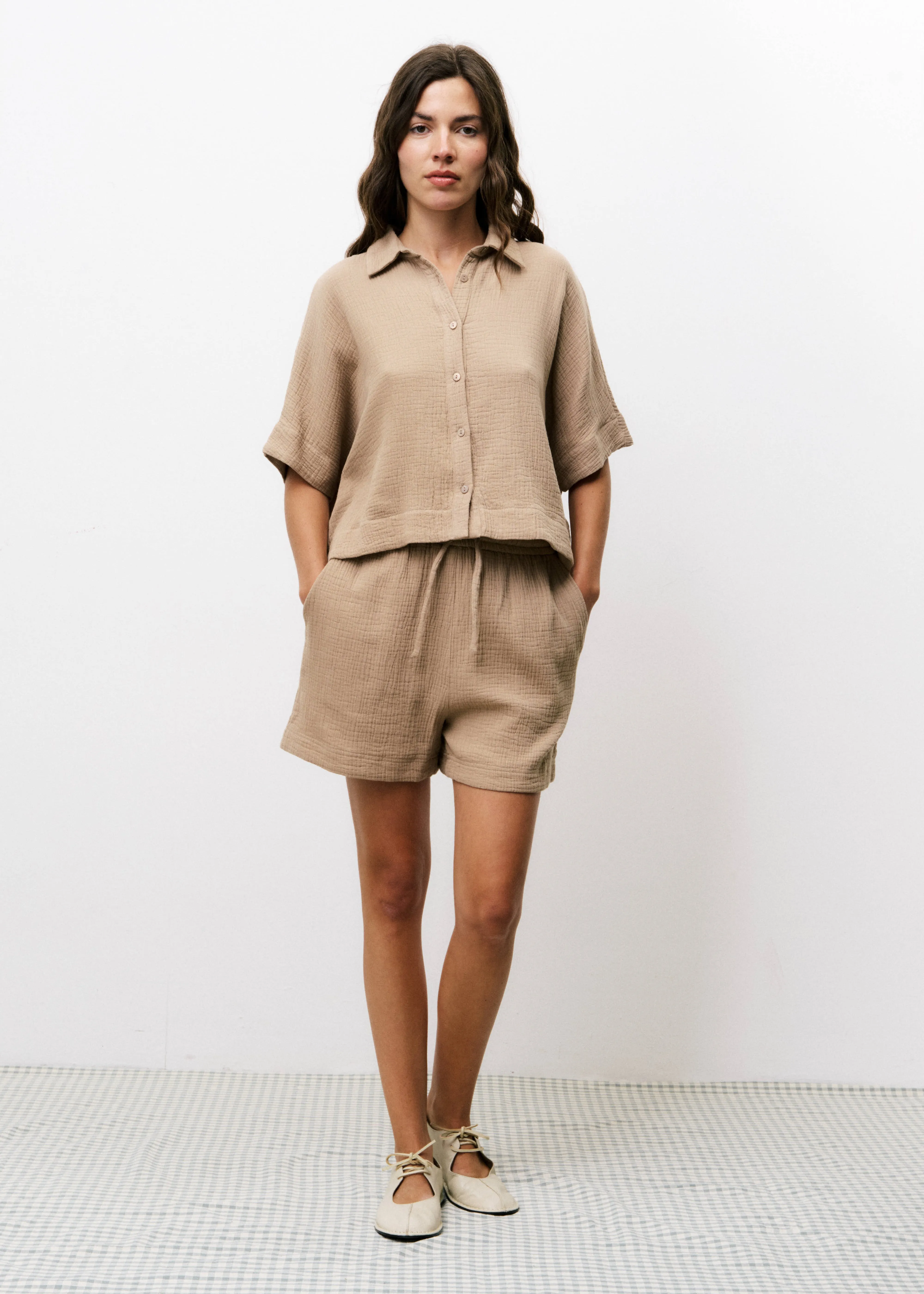 Short NERLINE Beige sold by FRNCH