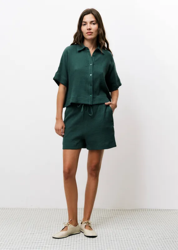 Short NERLINE Vert mousse sold by FRNCH