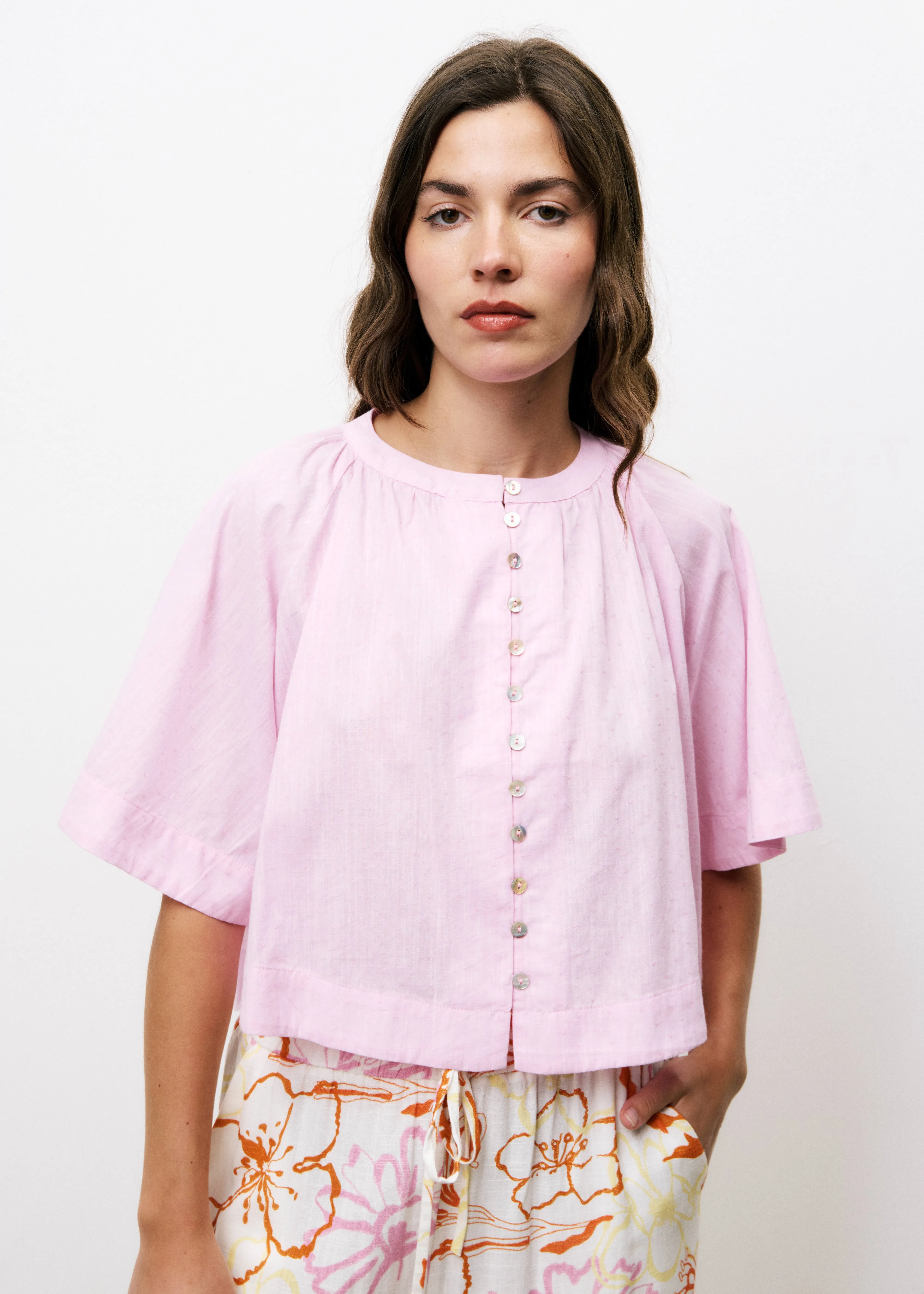 Chemise ARICIA Rose sold by FRNCH product image thumbnail 4