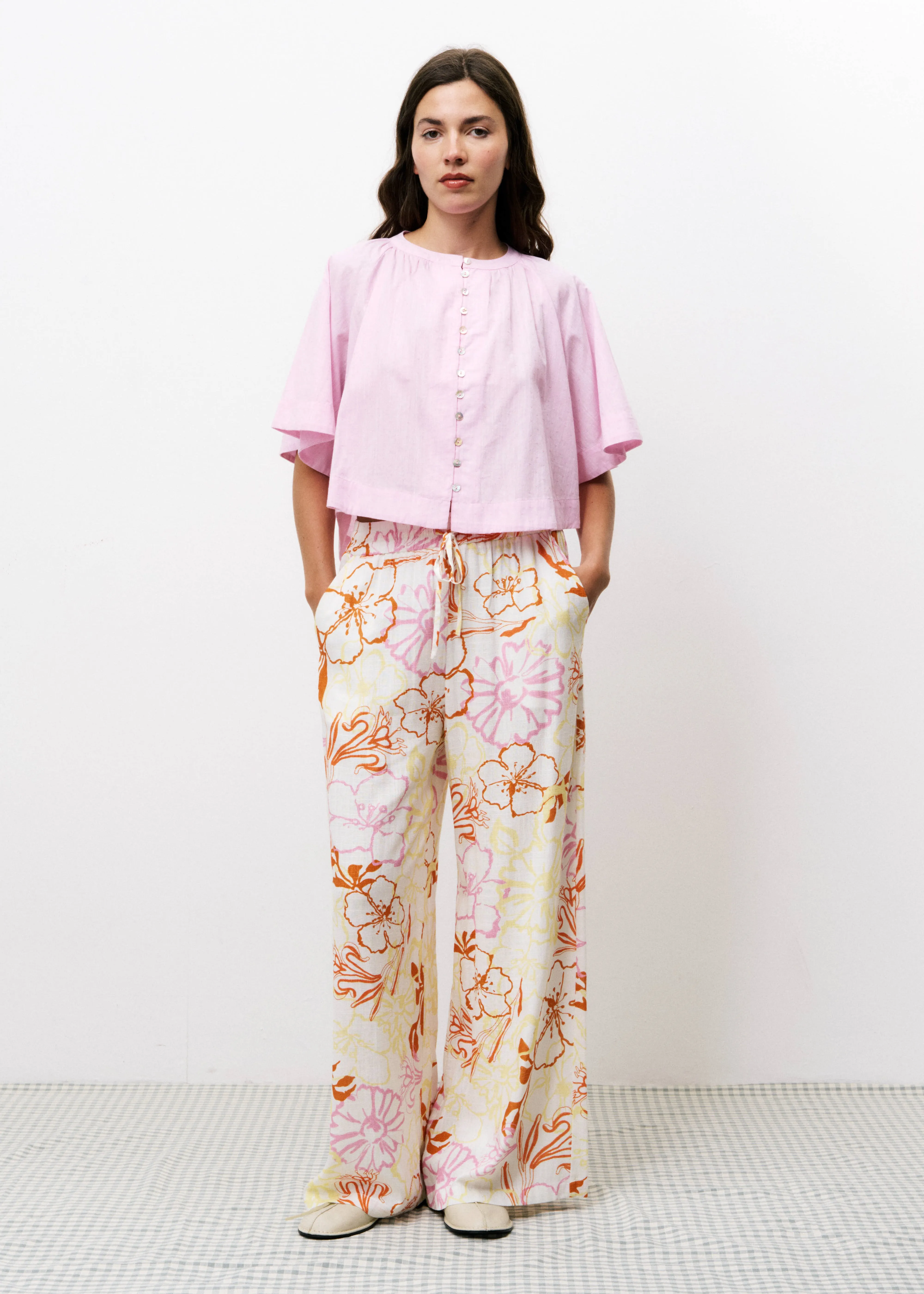 Chemise ARICIA Rose sold by FRNCH