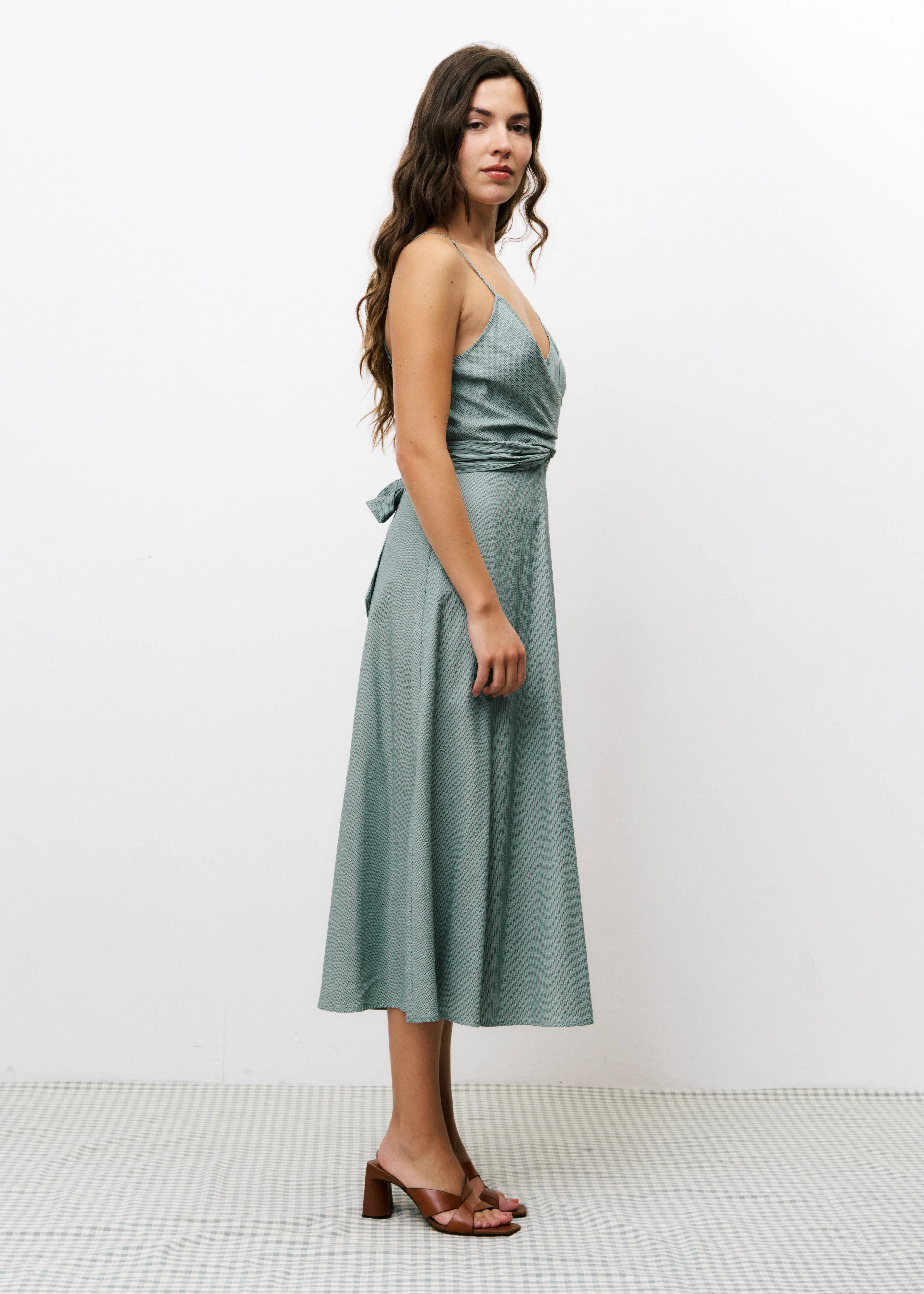 Robe NOZHA Vert rivage sold by FRNCH product image thumbnail 2