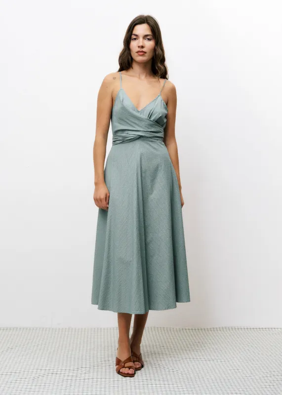 Robe NOZHA Vert rivage sold by FRNCH