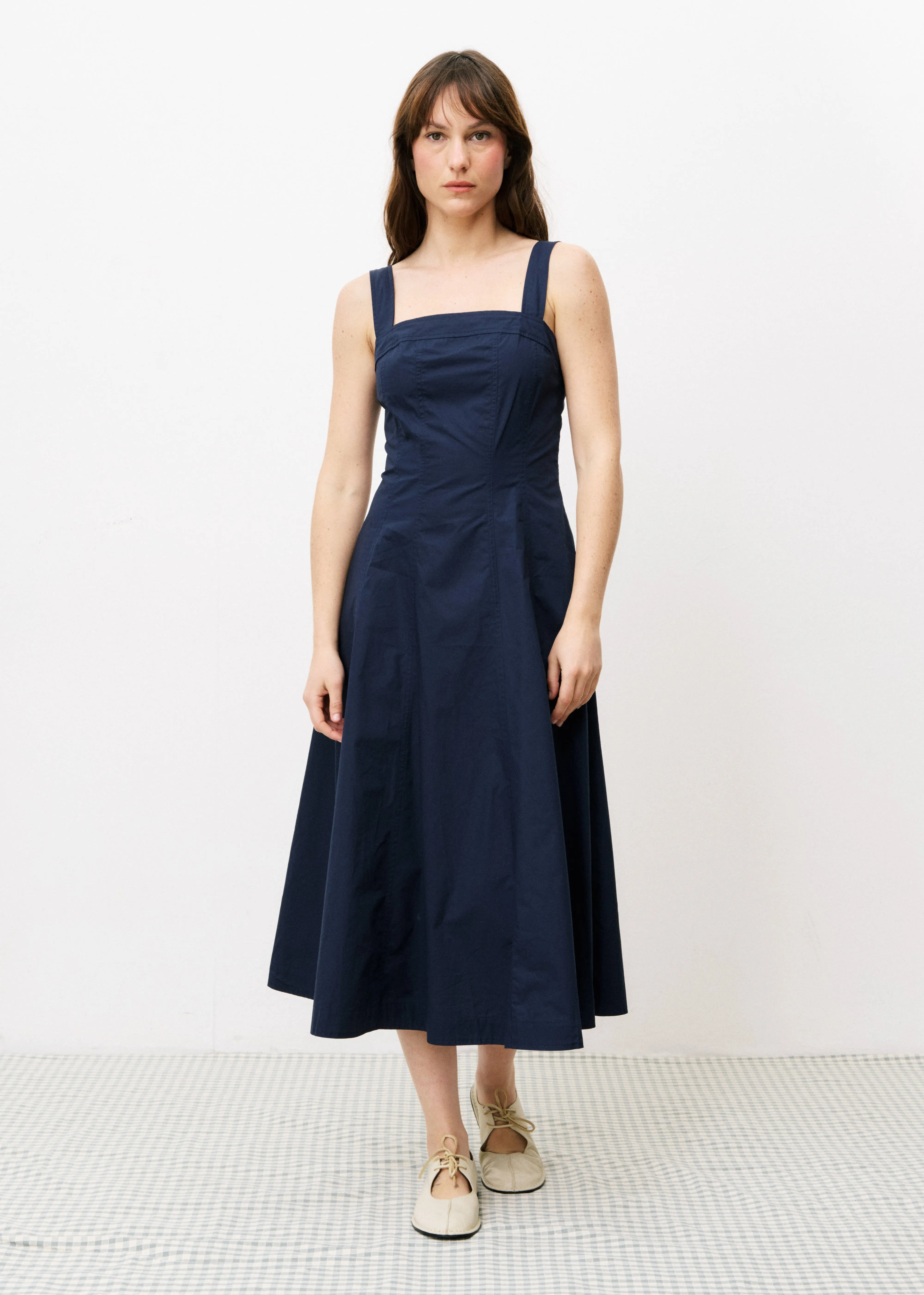 Robe ALFREDA Bleu marine sold by FRNCH