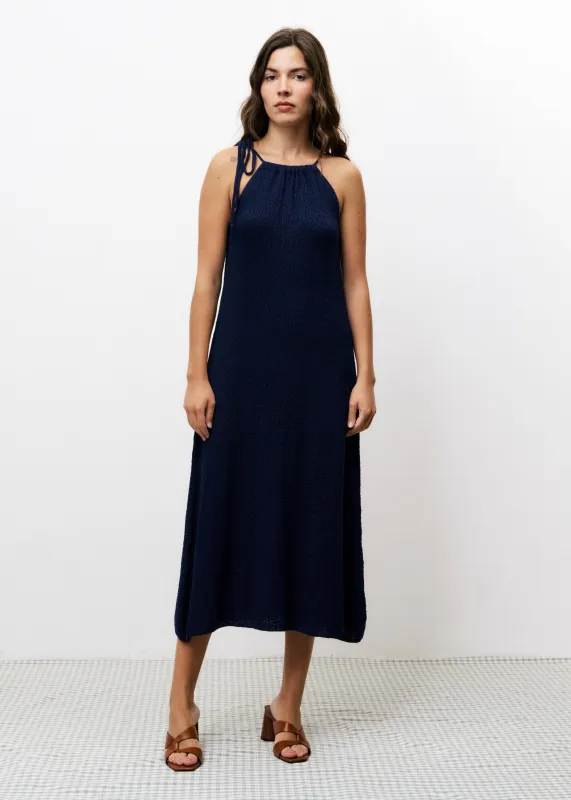 Robe COLLETIA Bleu marine sold by FRNCH