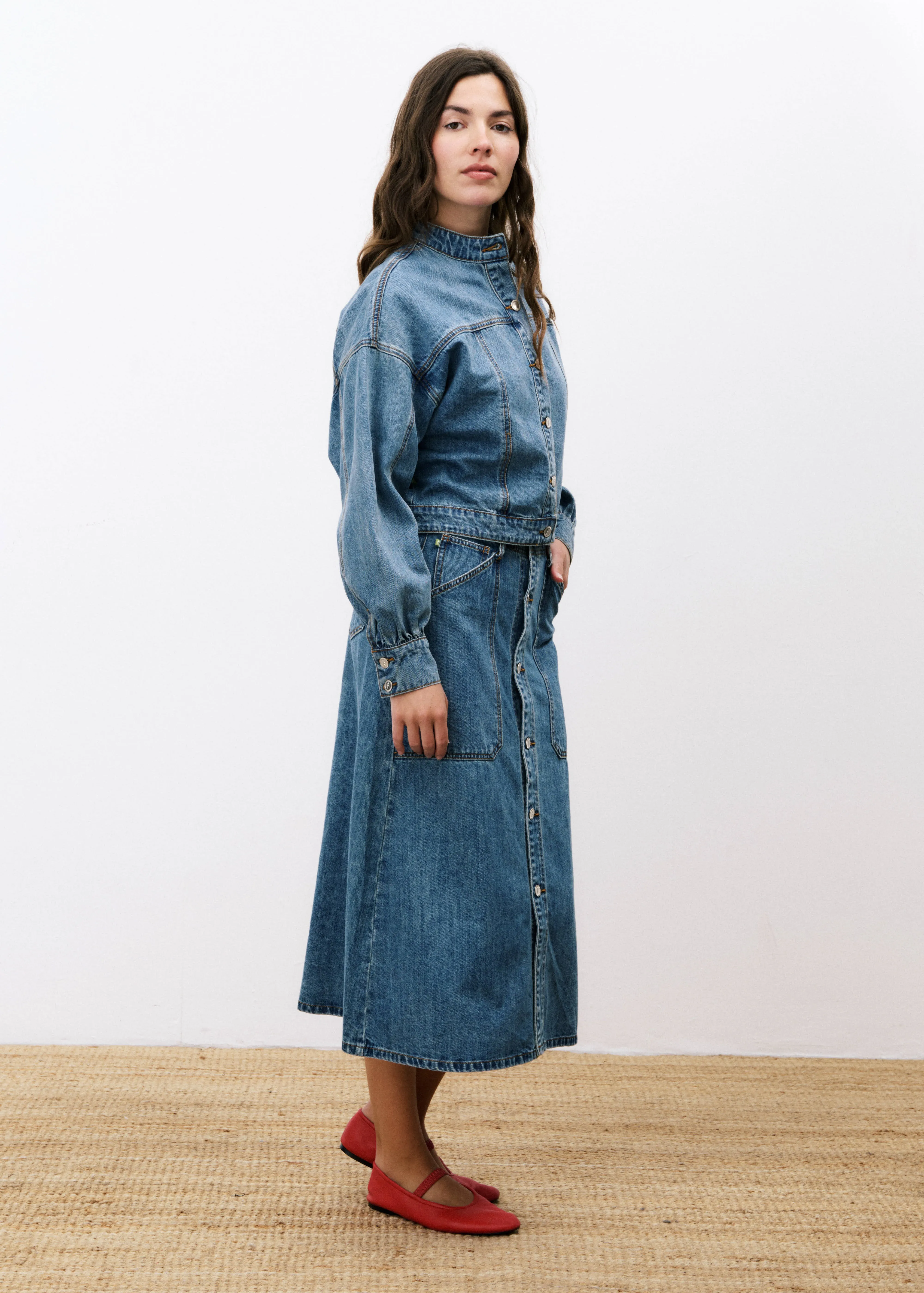 Veste NAELLY Bleu jean sold by FRNCH product image thumbnail 2