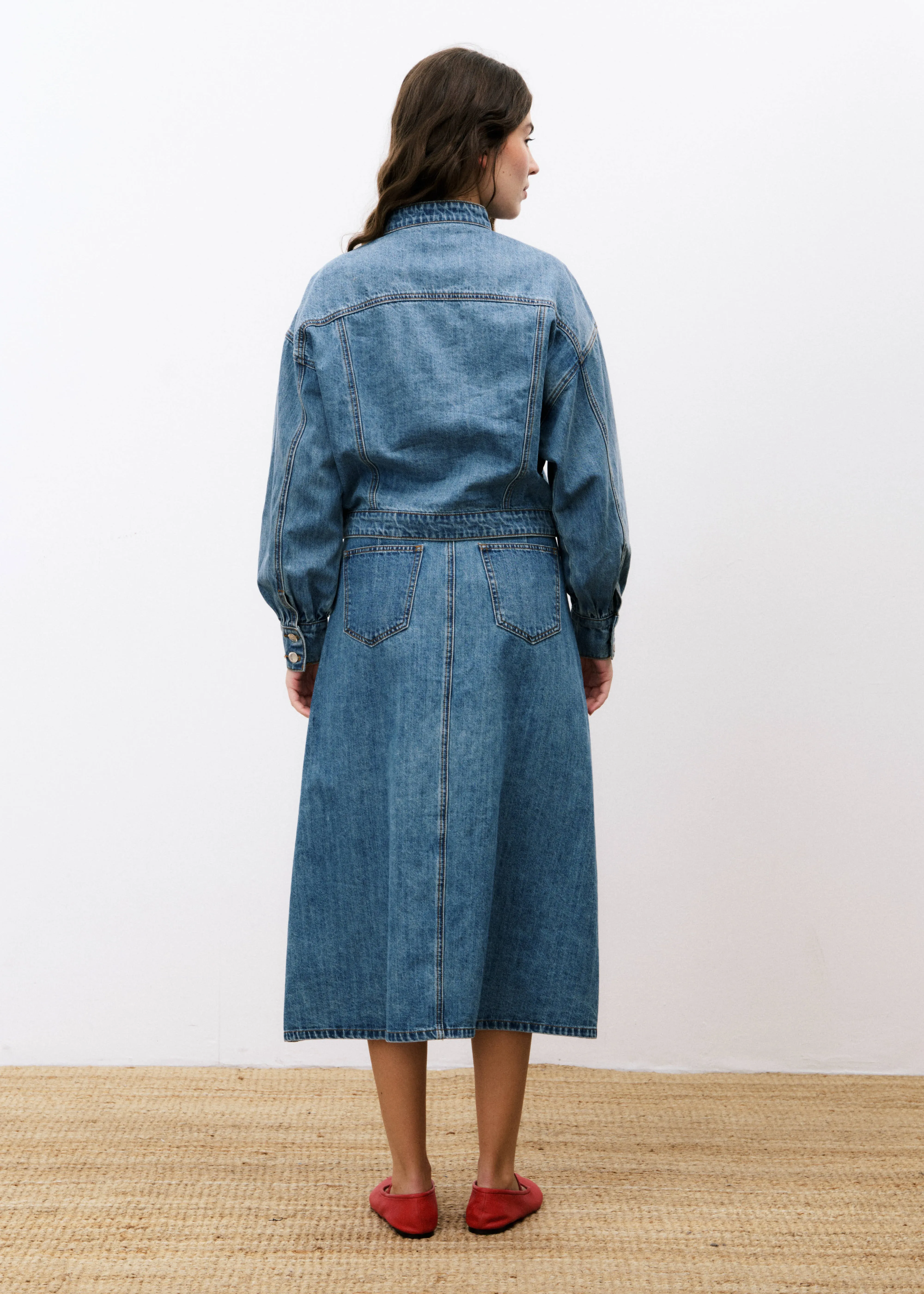 Veste NAELLY Bleu jean sold by FRNCH product image thumbnail 3