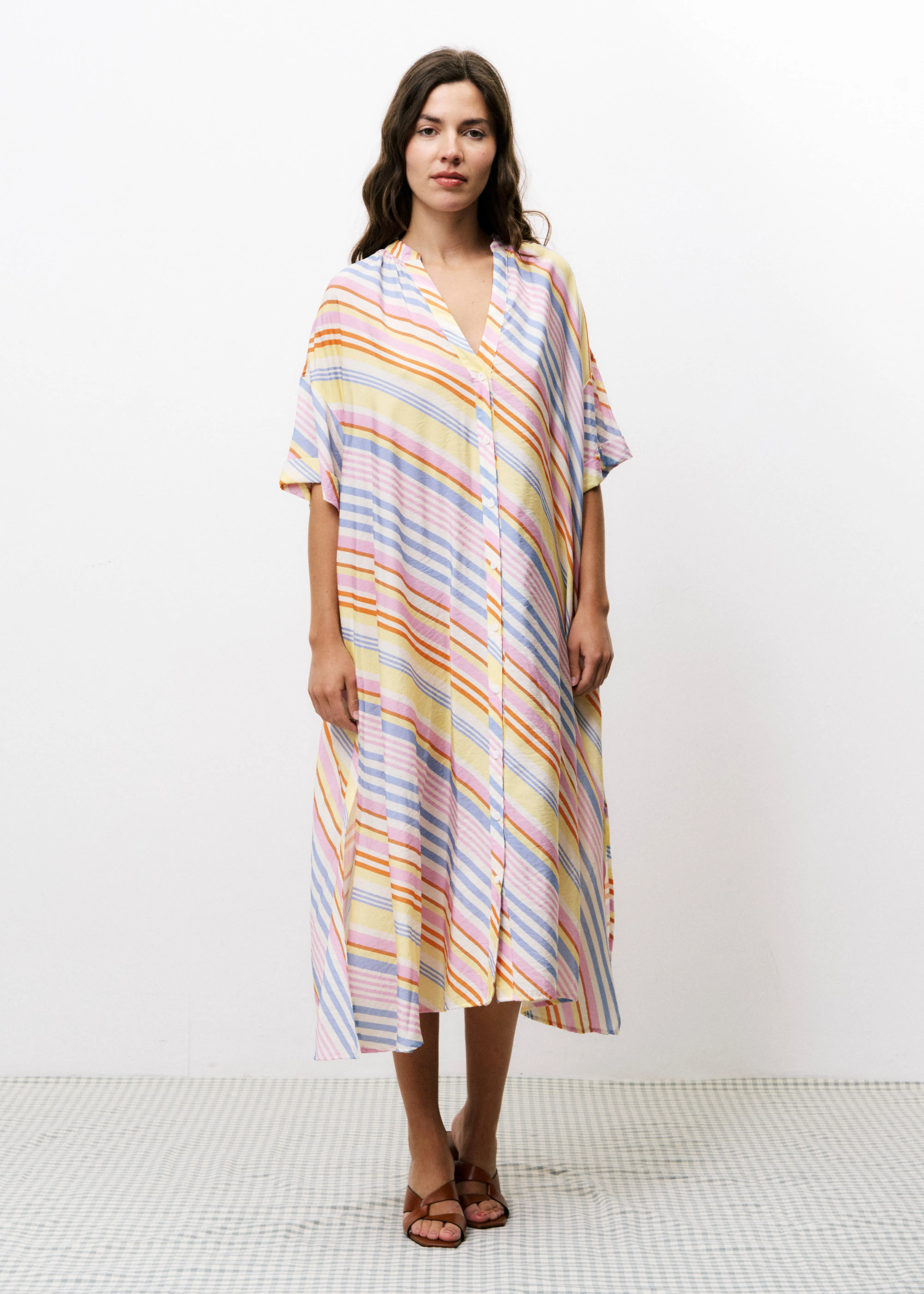 Robe COLOMBE Stripes sold by FRNCH