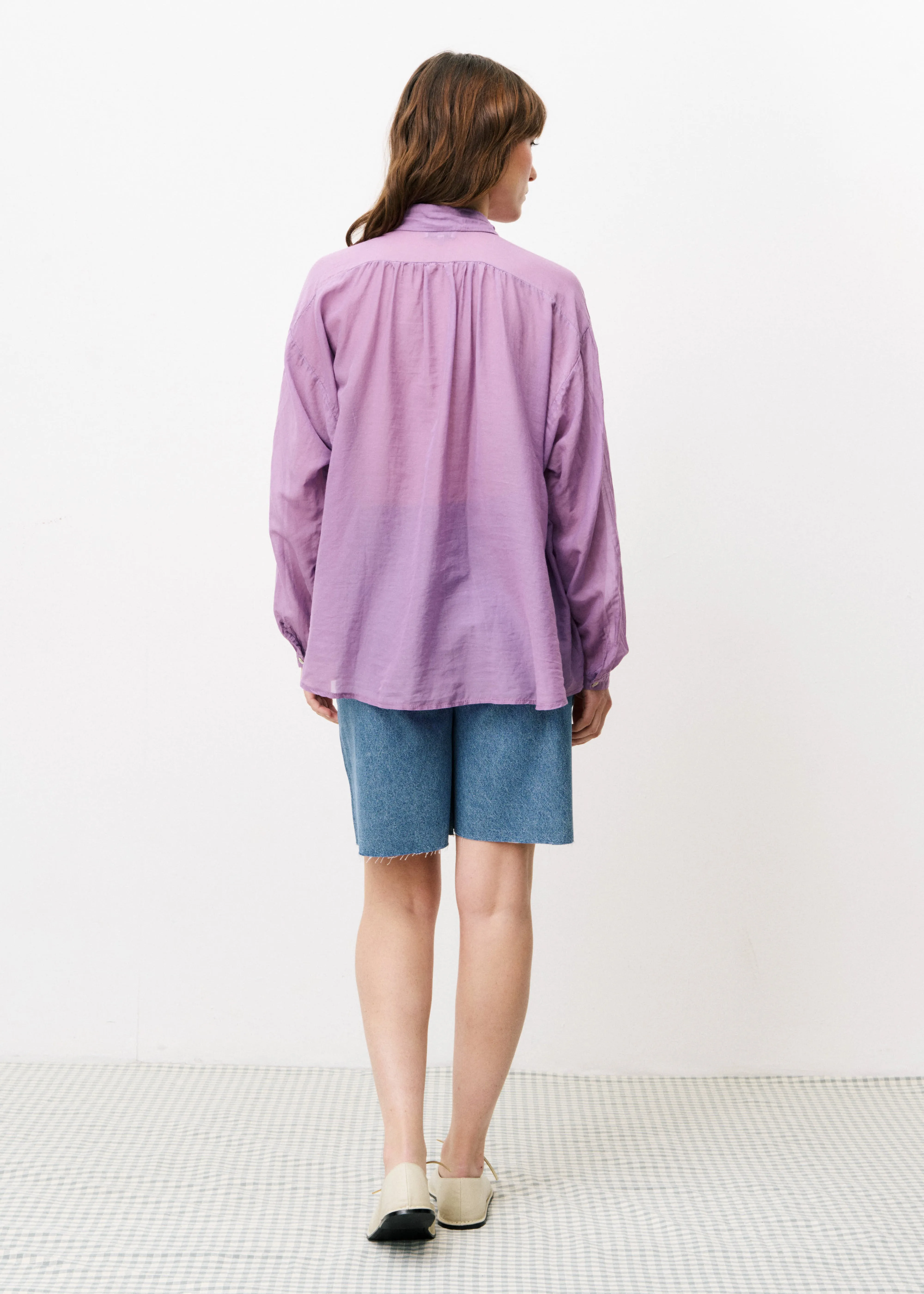 Chemise LAMIA Lilas sold by FRNCH product image thumbnail 3