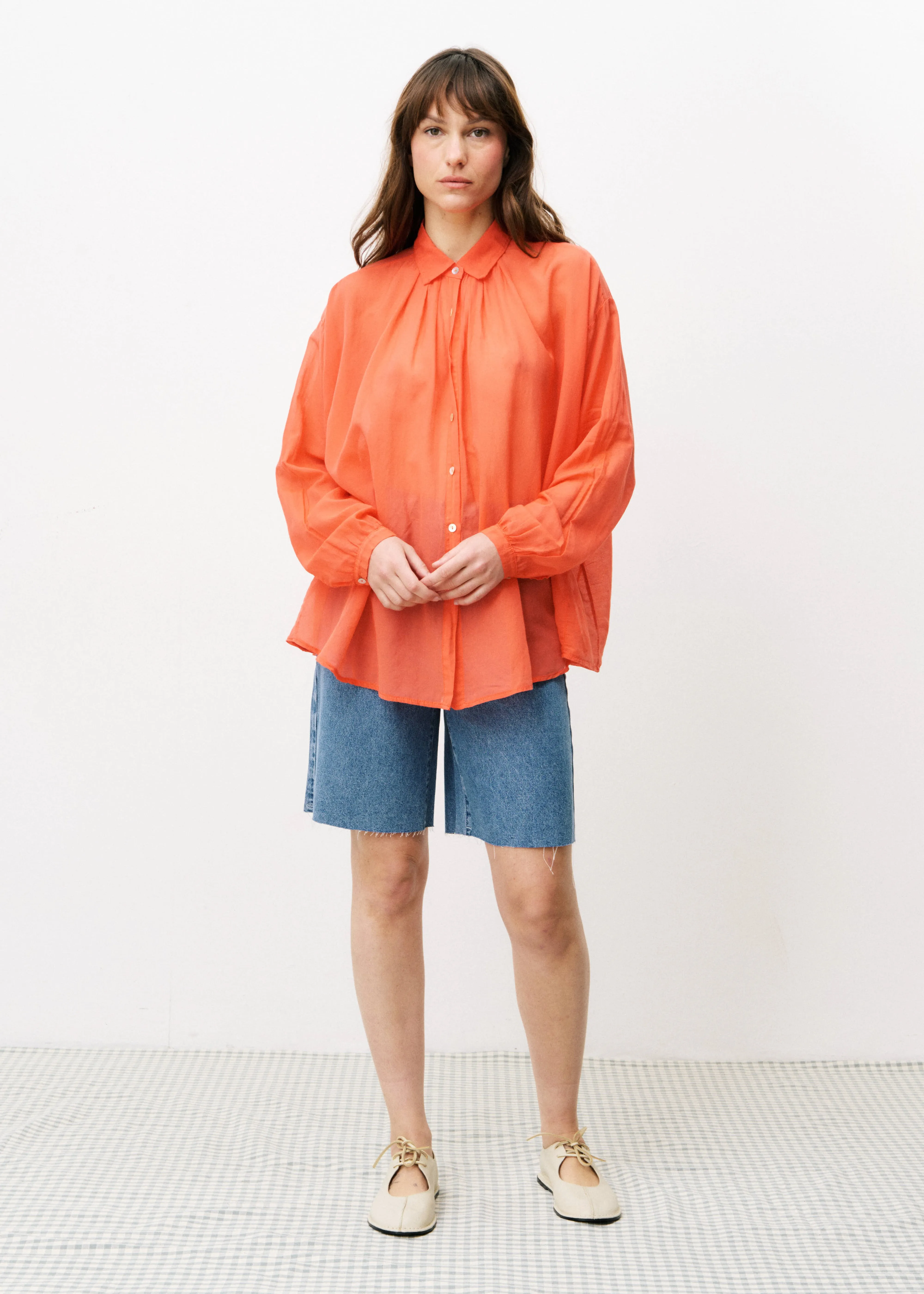 Chemise LAMIA Orange sold by FRNCH
