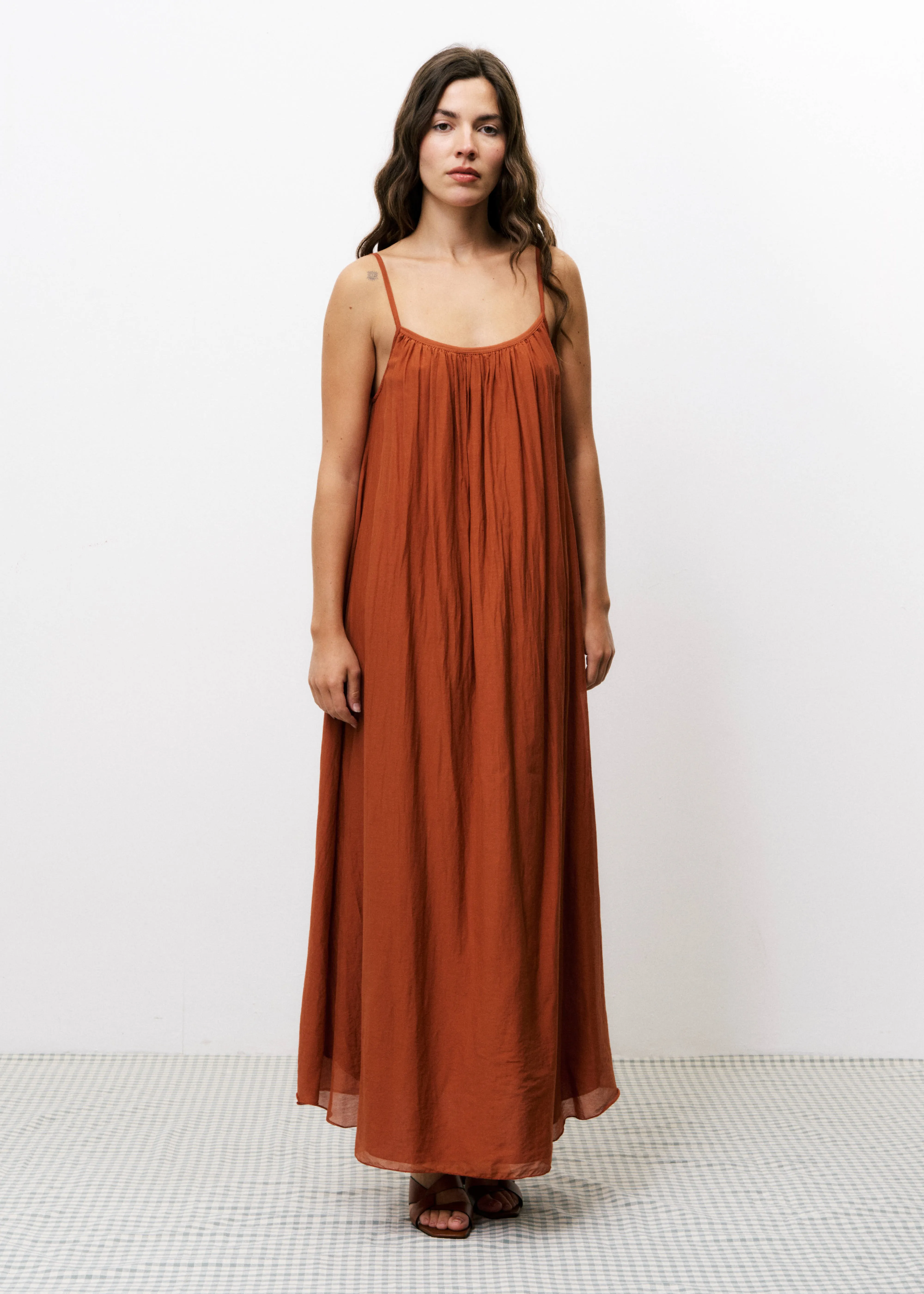 Robe ELDINE Brique sold by FRNCH