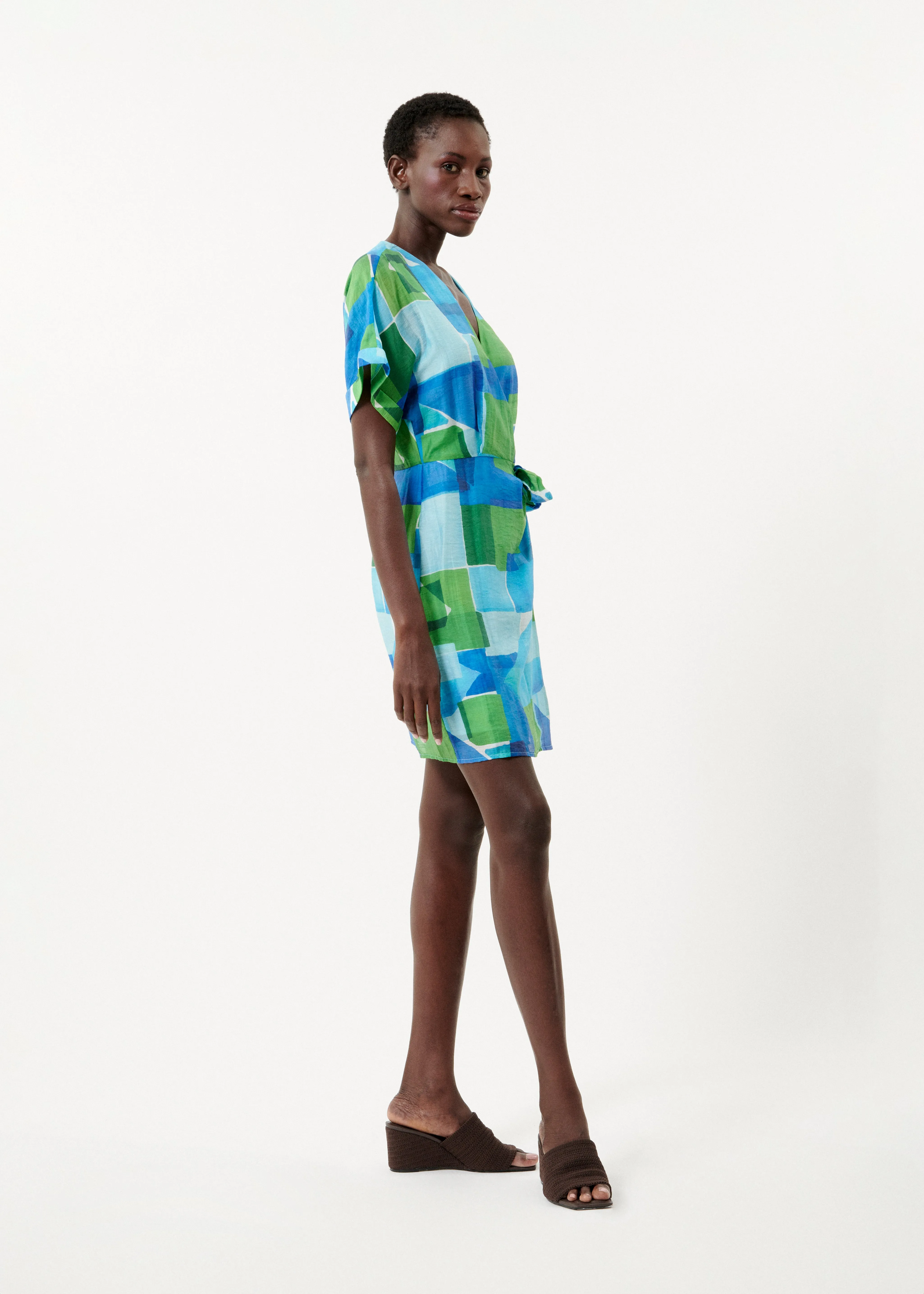 Robe ROSALINE Geo blue sold by FRNCH product image thumbnail 2