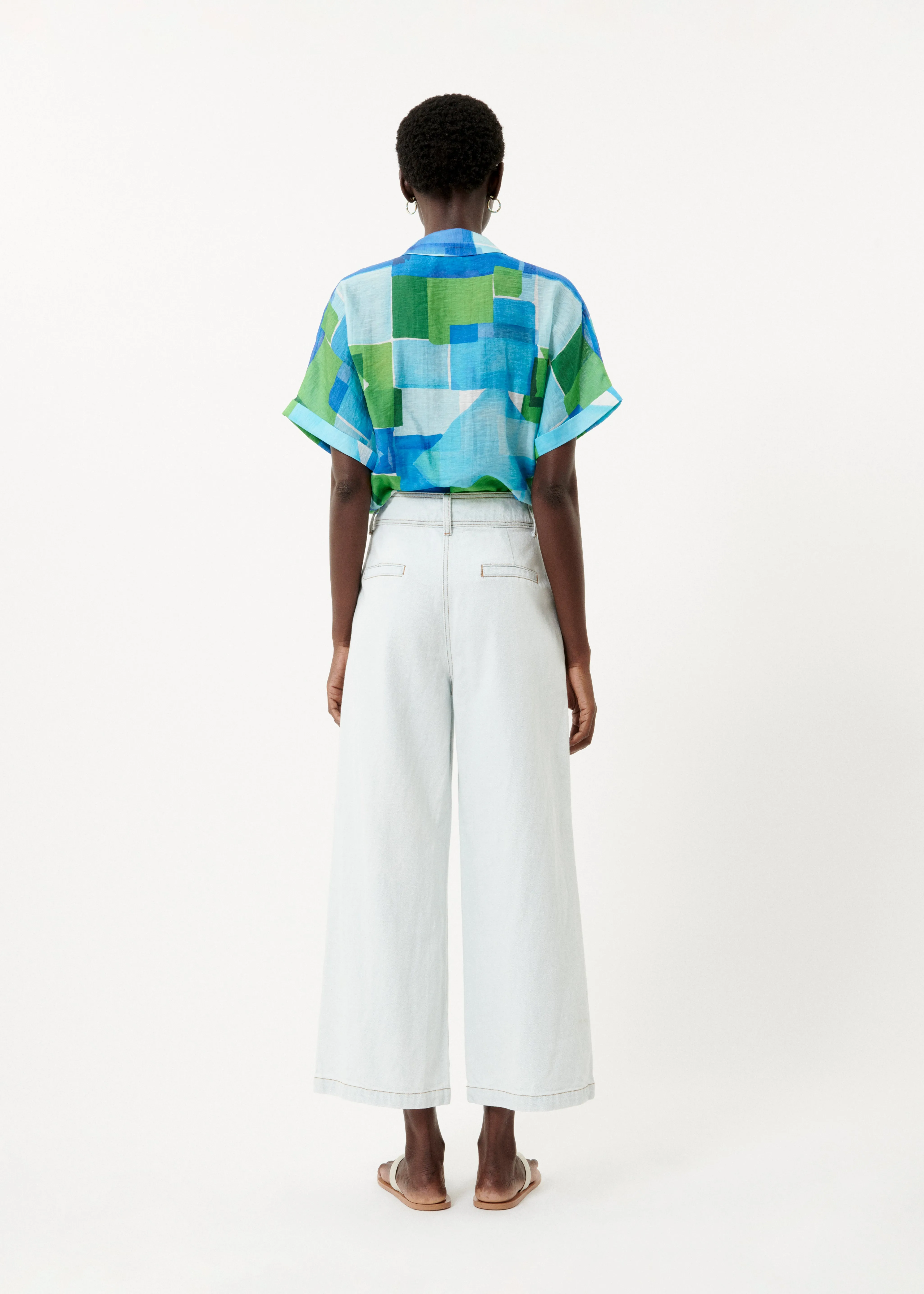 Chemise CANDYS Geo blue sold by FRNCH product image thumbnail 4