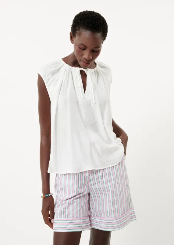 Top SOLENNE Blanc sold by FRNCH