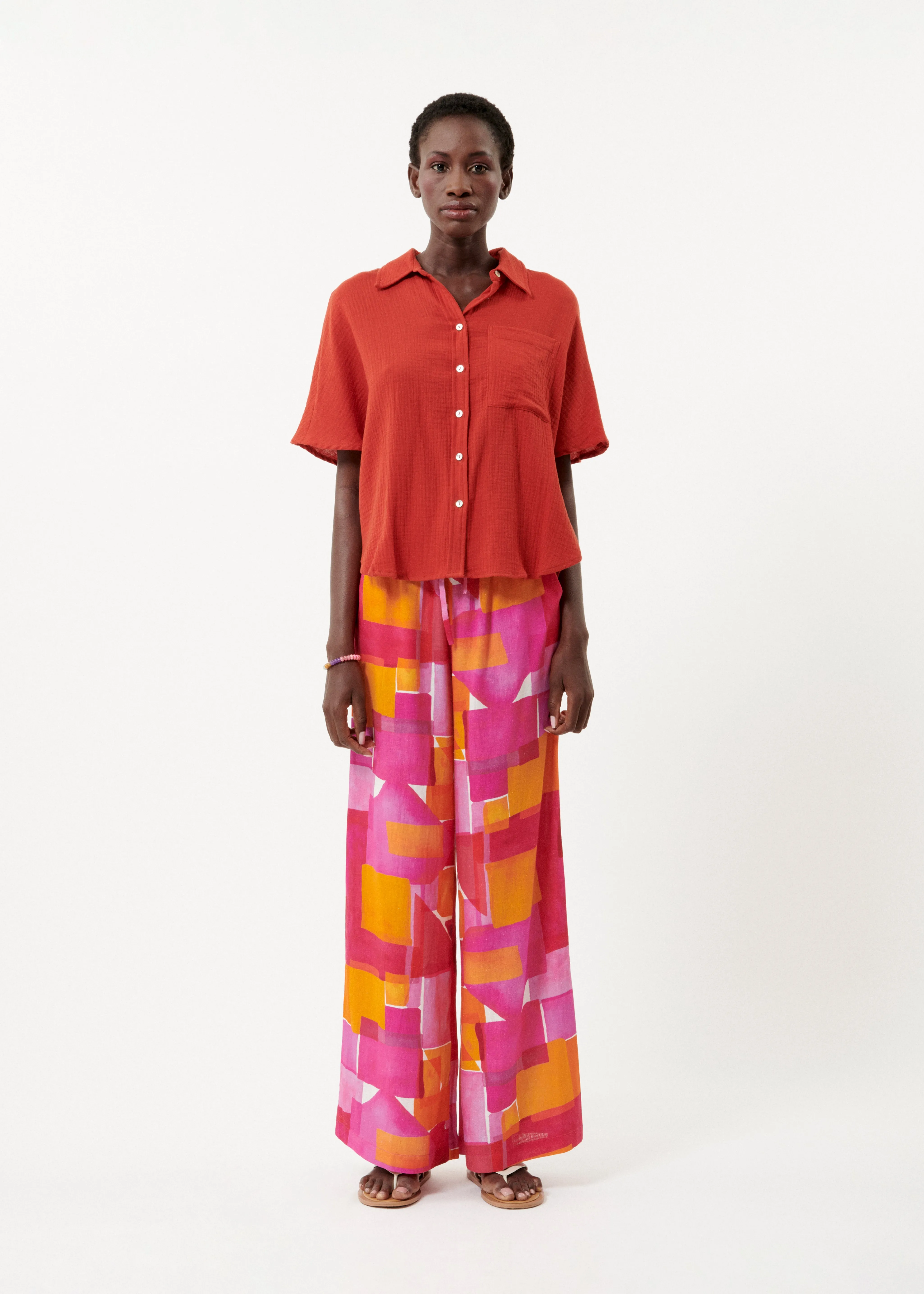 Chemise ELANORE Brique sold by FRNCH product image thumbnail 2