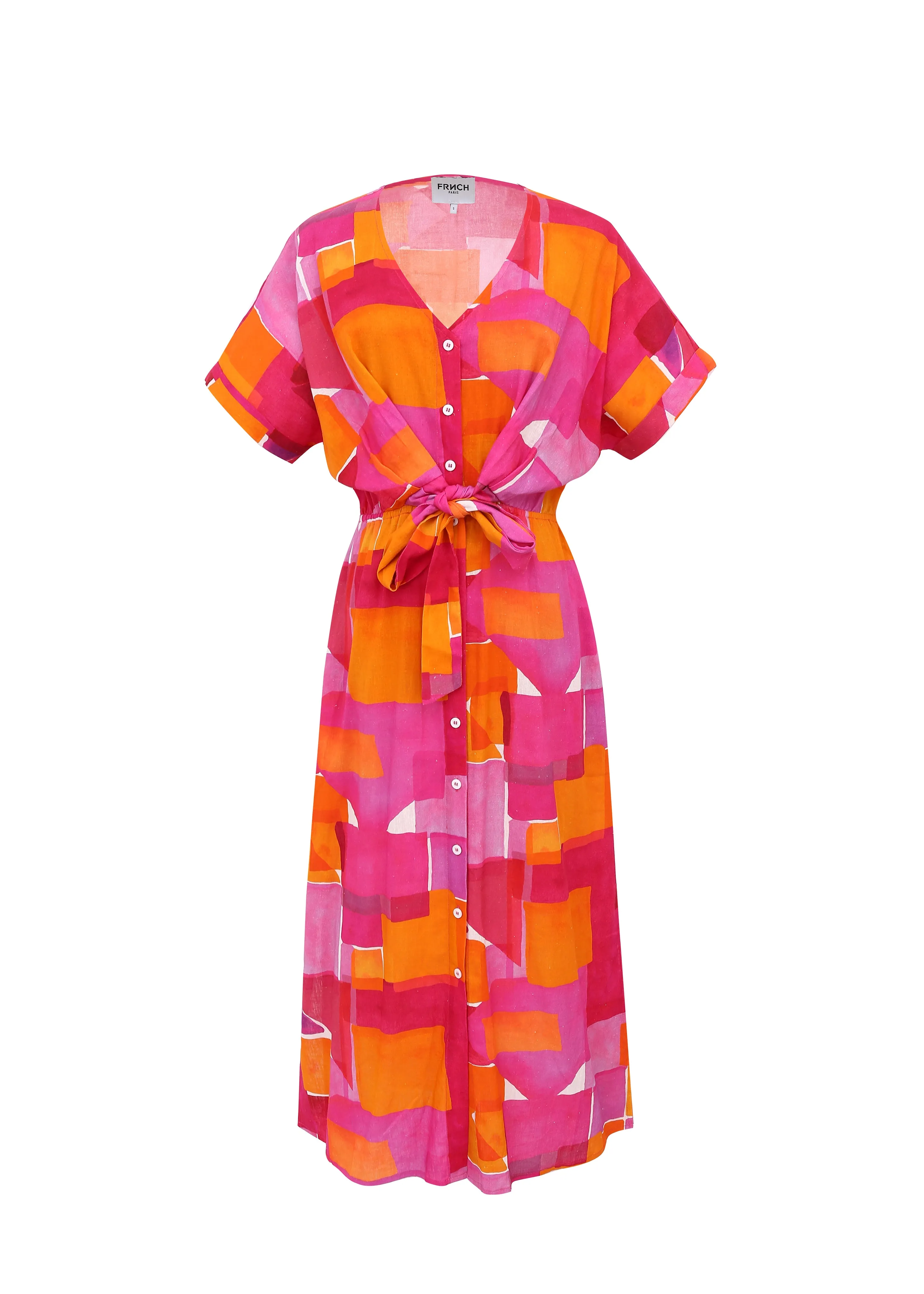 Robe PERRINE Geo pink sold by FRNCH product image thumbnail 5