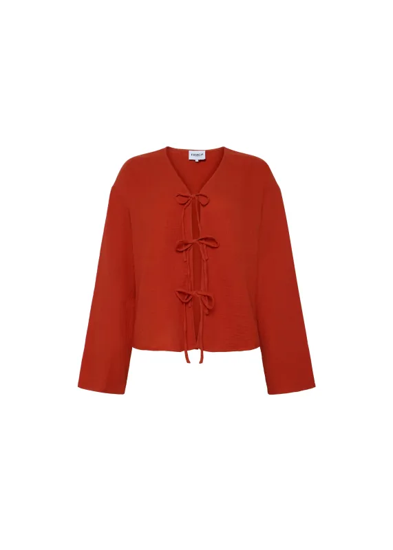 Blouse PANDORA Brique sold by FRNCH