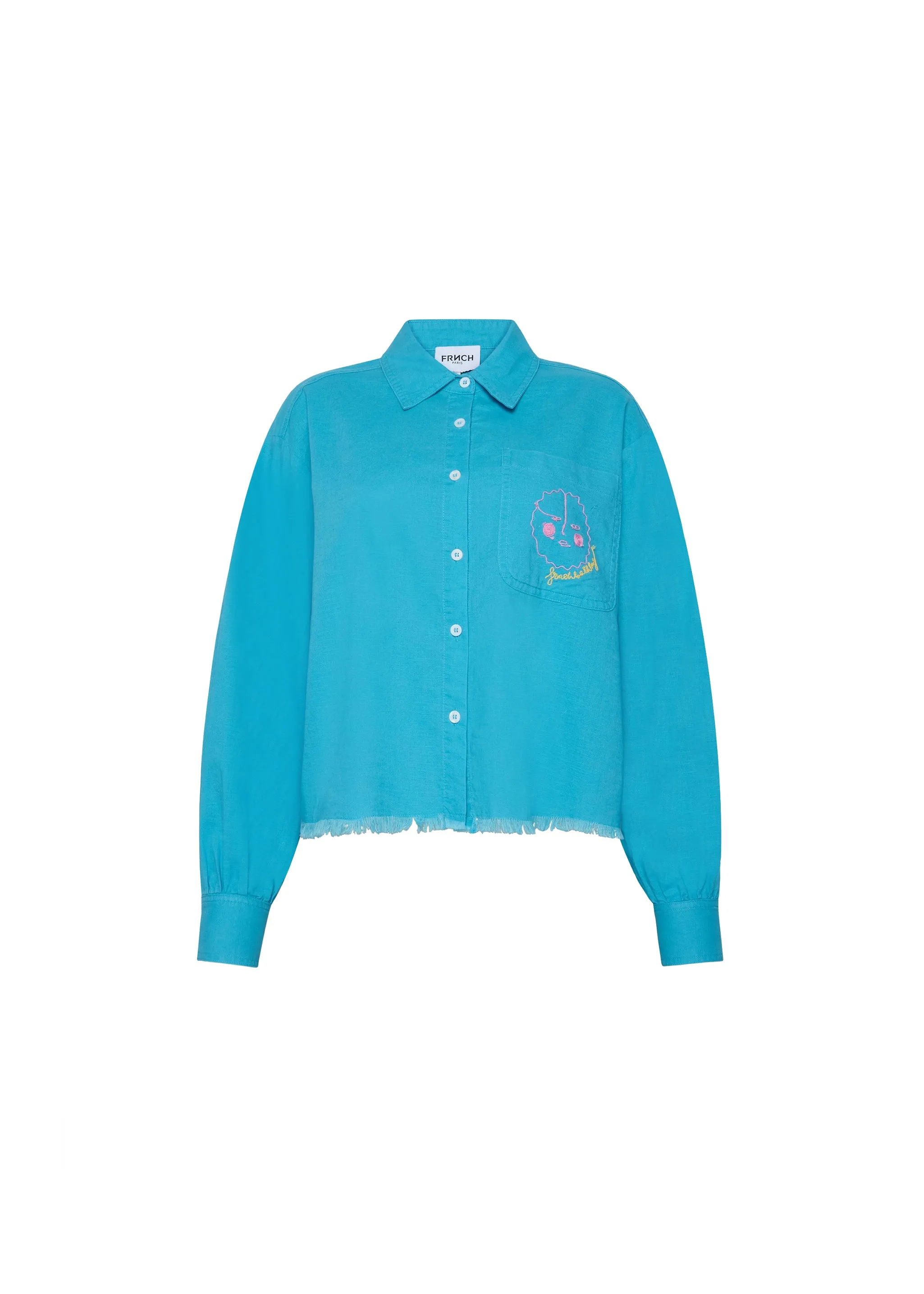 Chemise CARLITA Bleu azur sold by FRNCH