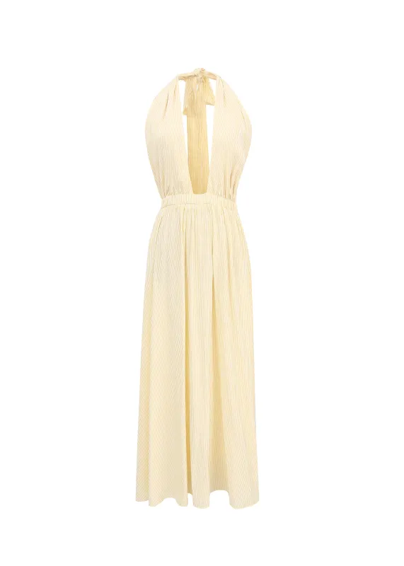 Robe NAELY Jaune sold by FRNCH