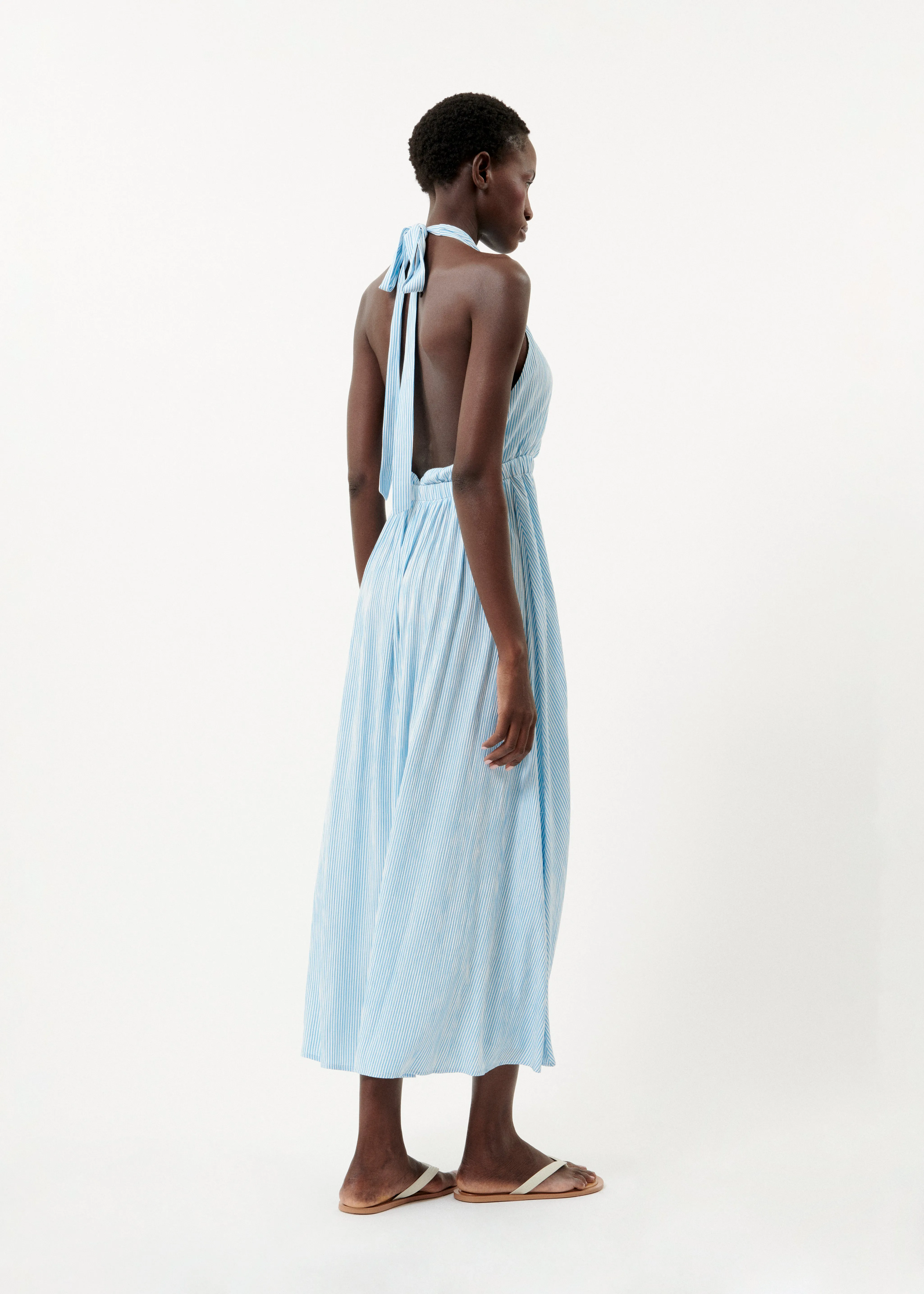 Robe NAELY Bleu azur sold by FRNCH product image thumbnail 4