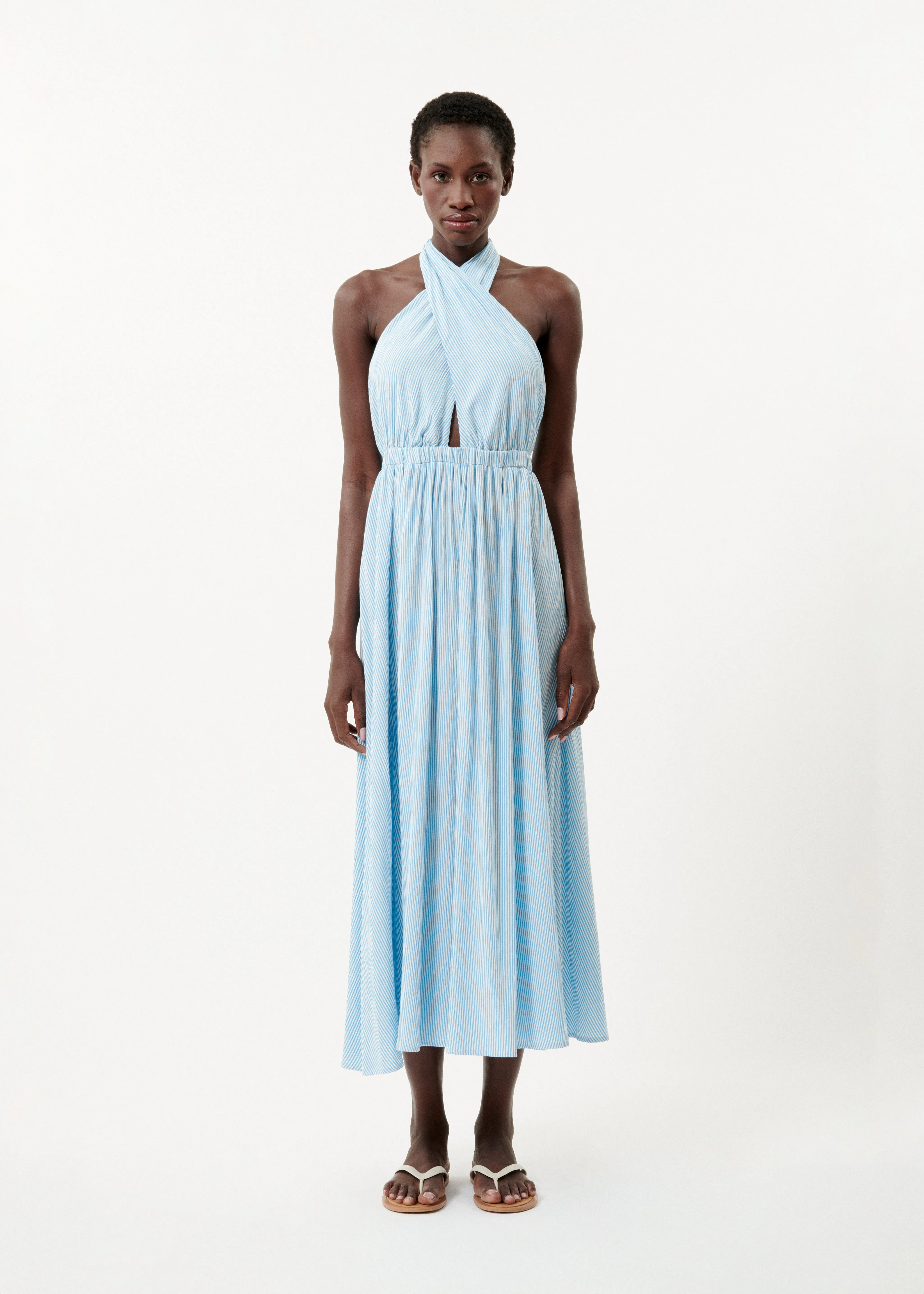 Robe NAELY Bleu azur sold by FRNCH product image thumbnail 2