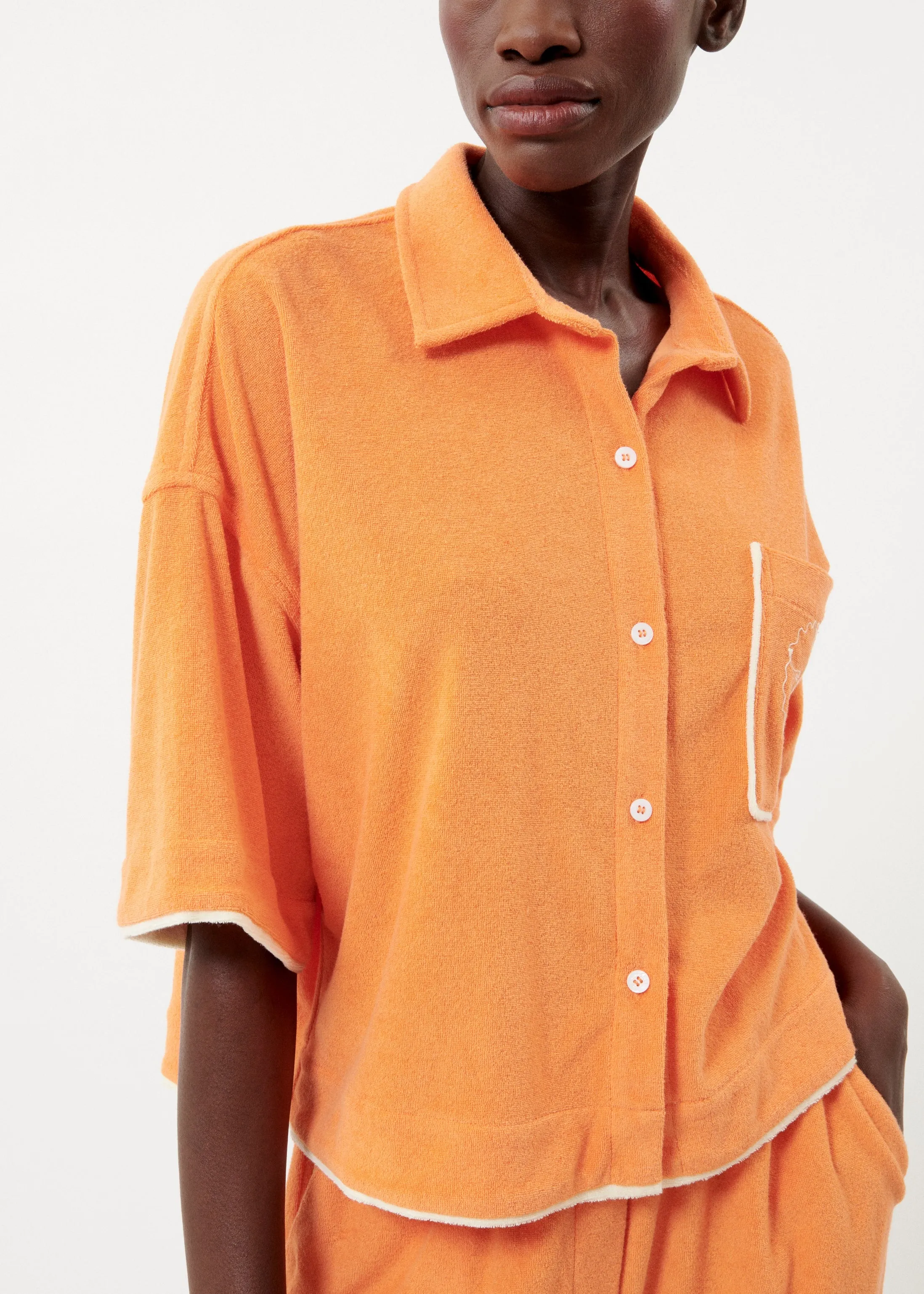 Chemise LUBENA Orange sold by FRNCH product image thumbnail 4