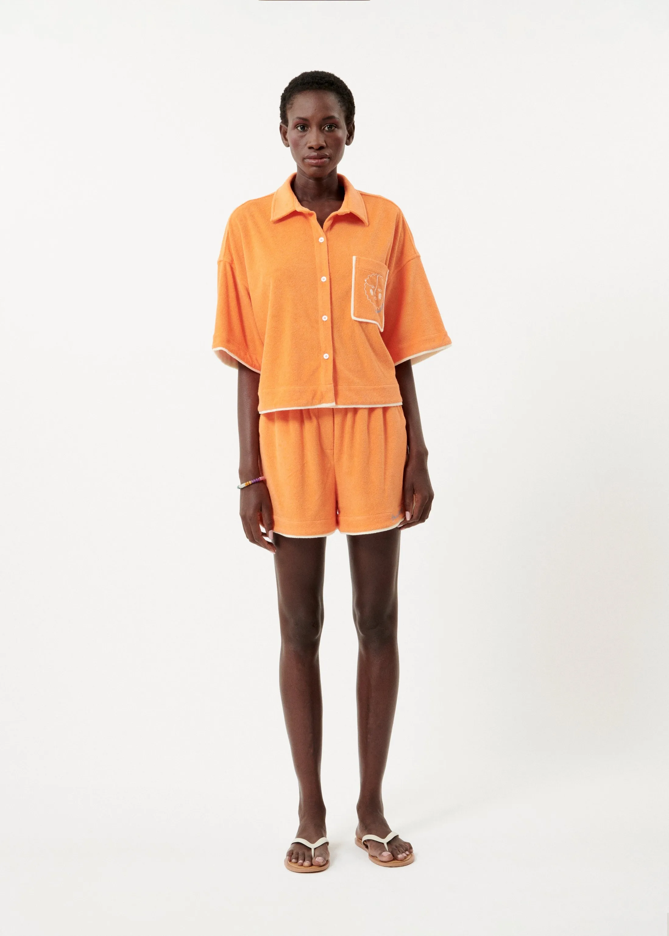 Chemise LUBENA Orange sold by FRNCH