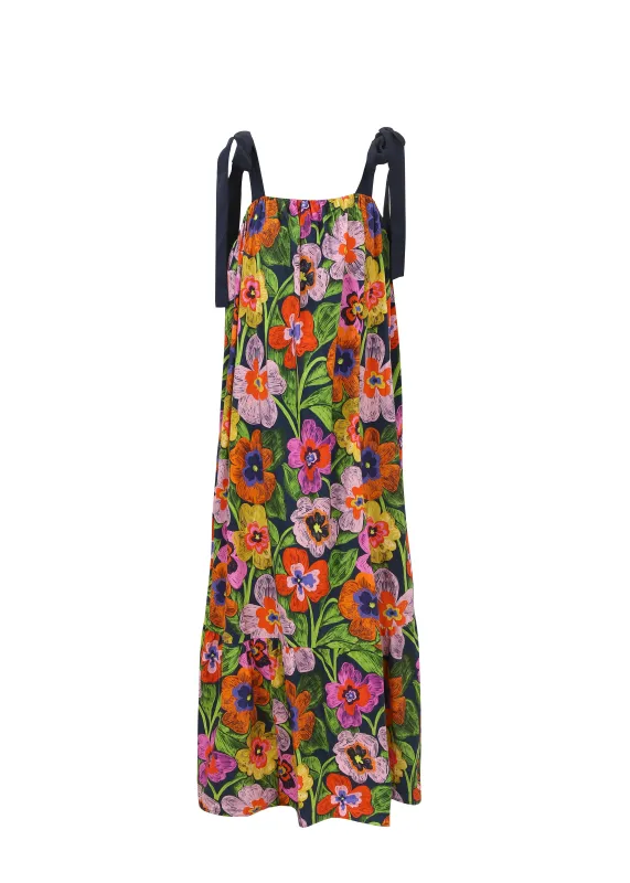 Robe CYLIA Spicy garden marine sold by FRNCH