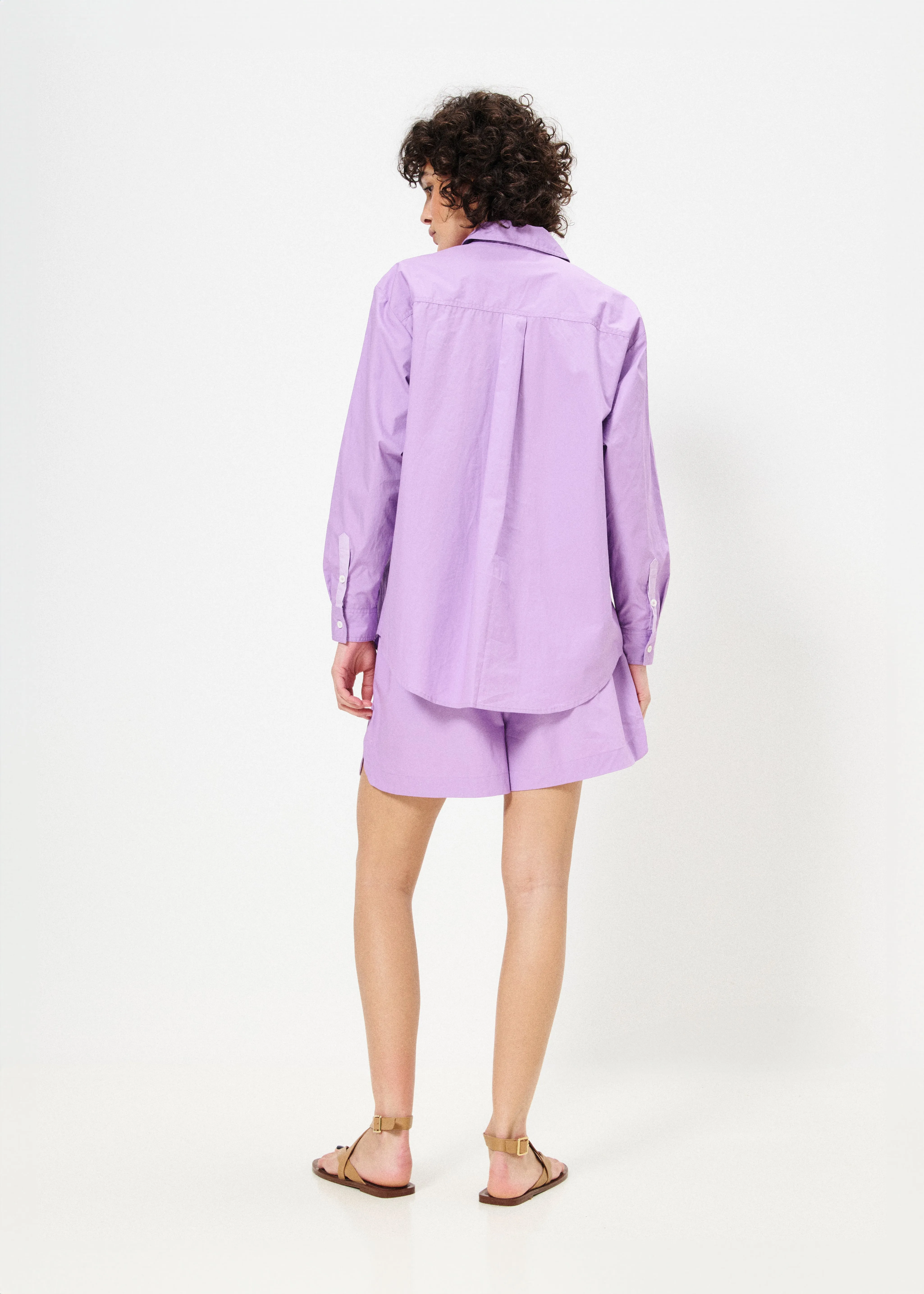 Chemise CARLA Lilas sold by FRNCH product image thumbnail 4