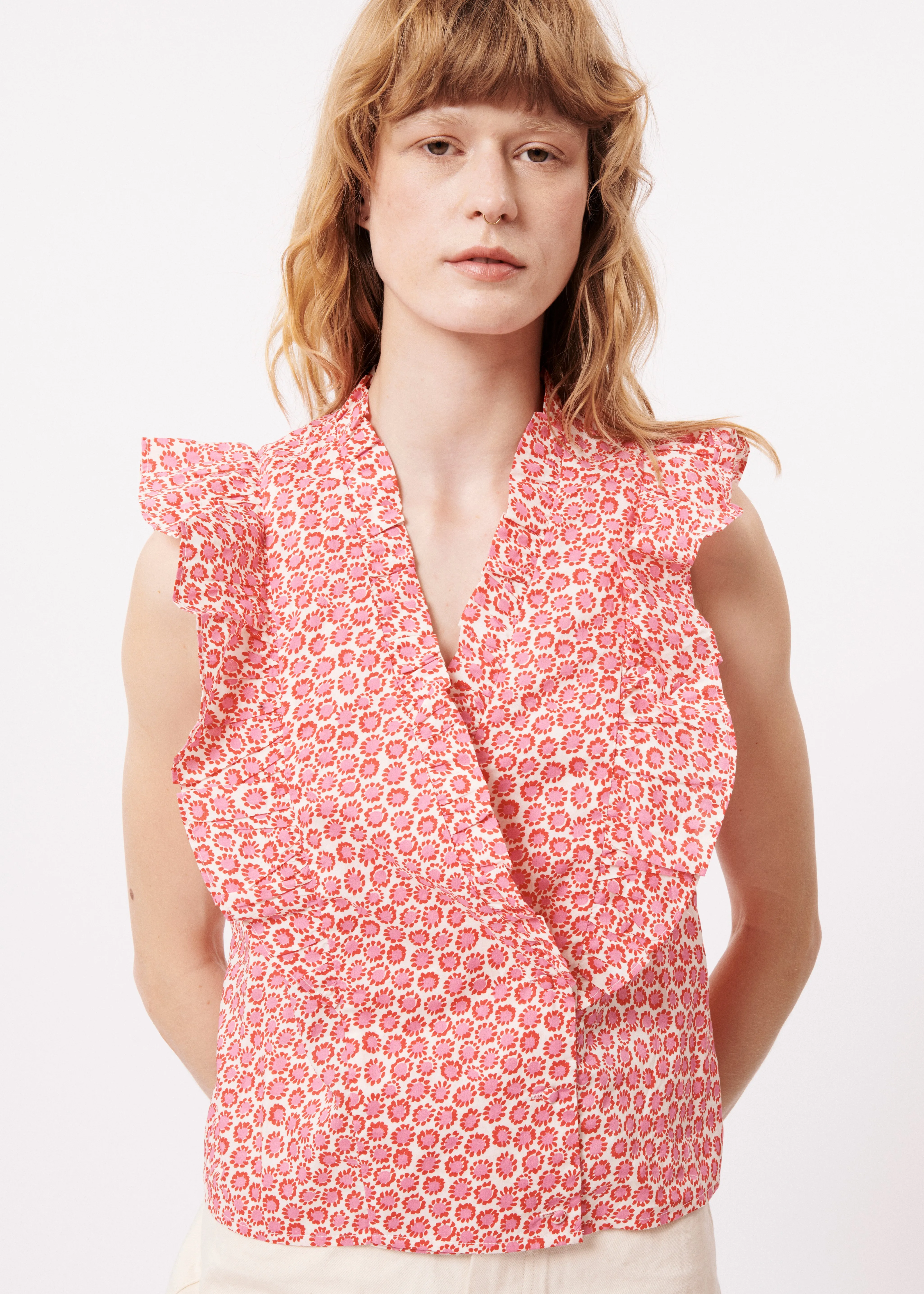 Blouse TAYA Creme sold by FRNCH