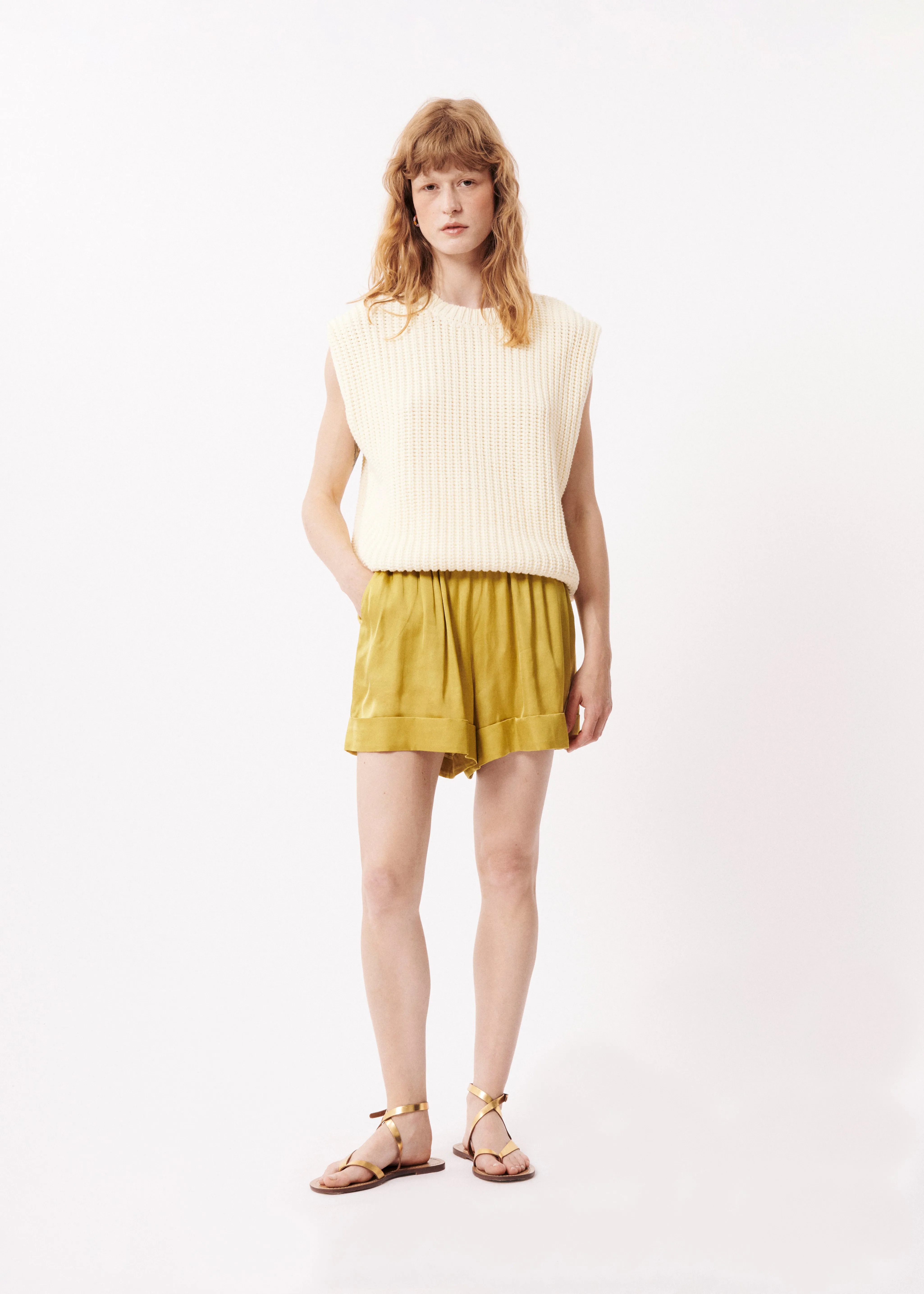 Short NOELLE Olive sold by FRNCH