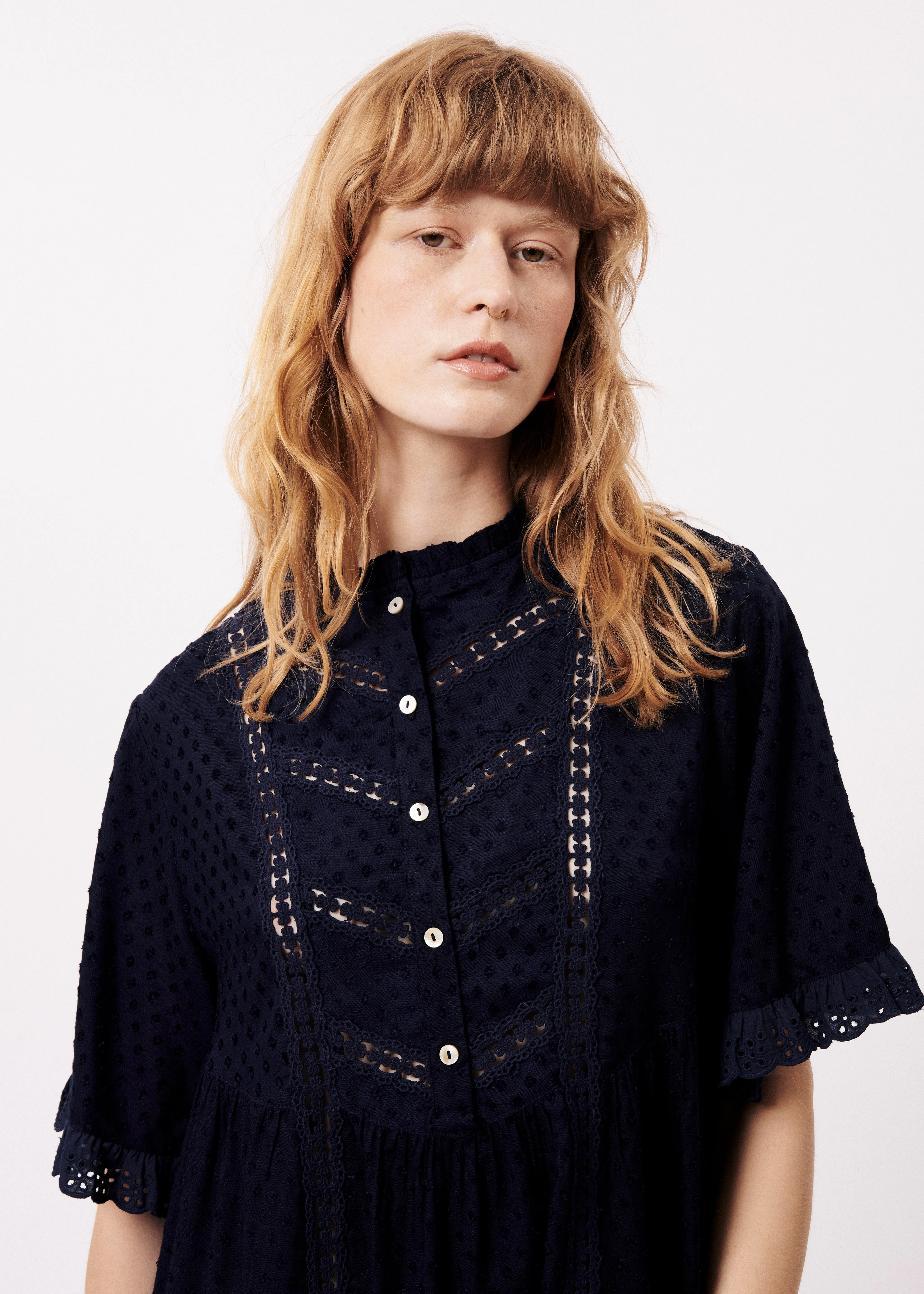 Robe ANNY Bleu marine sold by FRNCH product image thumbnail 4