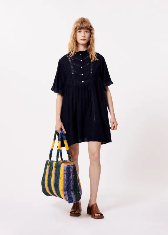 Robe ANNY Bleu marine sold by FRNCH