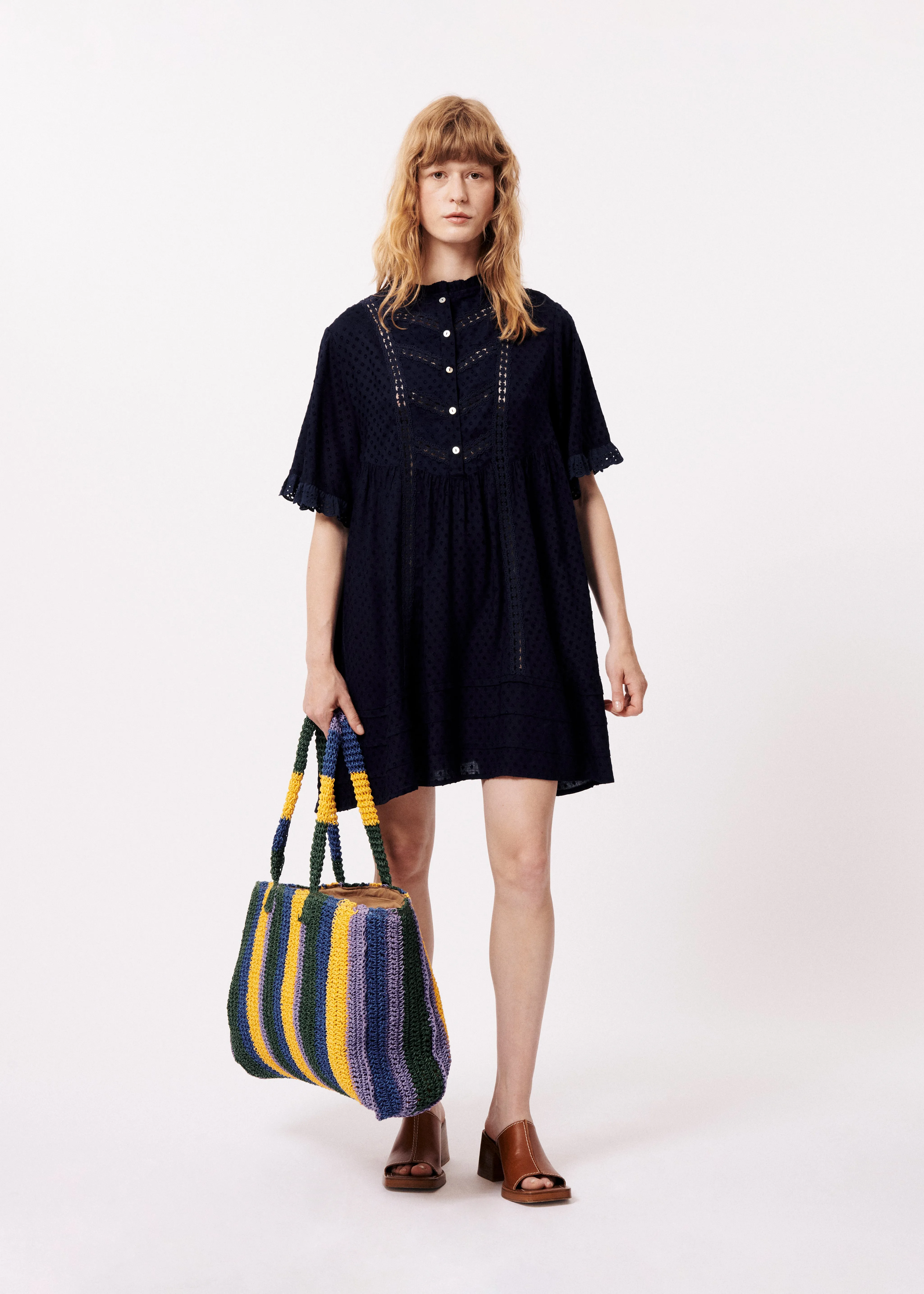 Robe ANNY Bleu marine sold by FRNCH