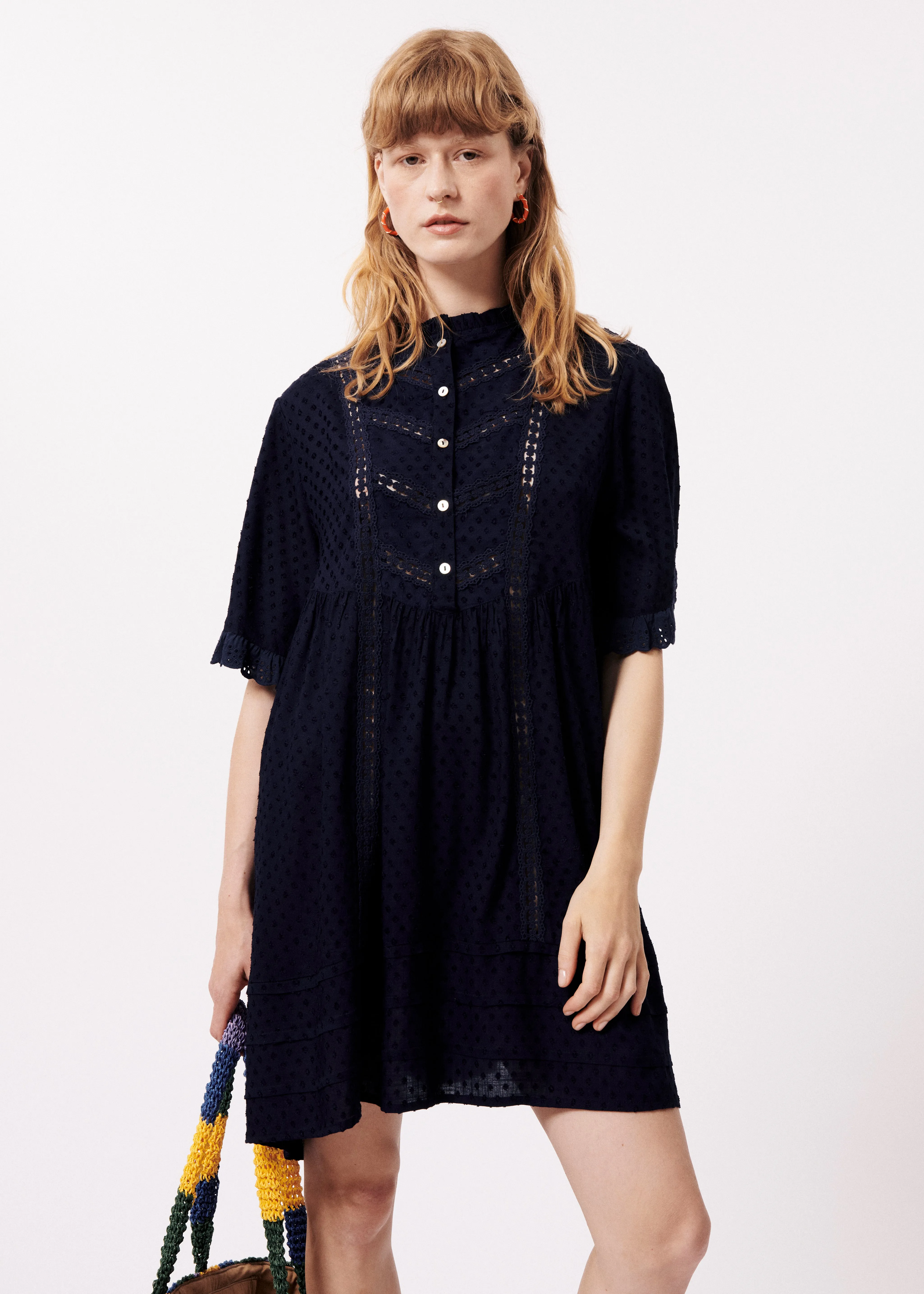 Robe ANNY Bleu marine sold by FRNCH product image thumbnail 5