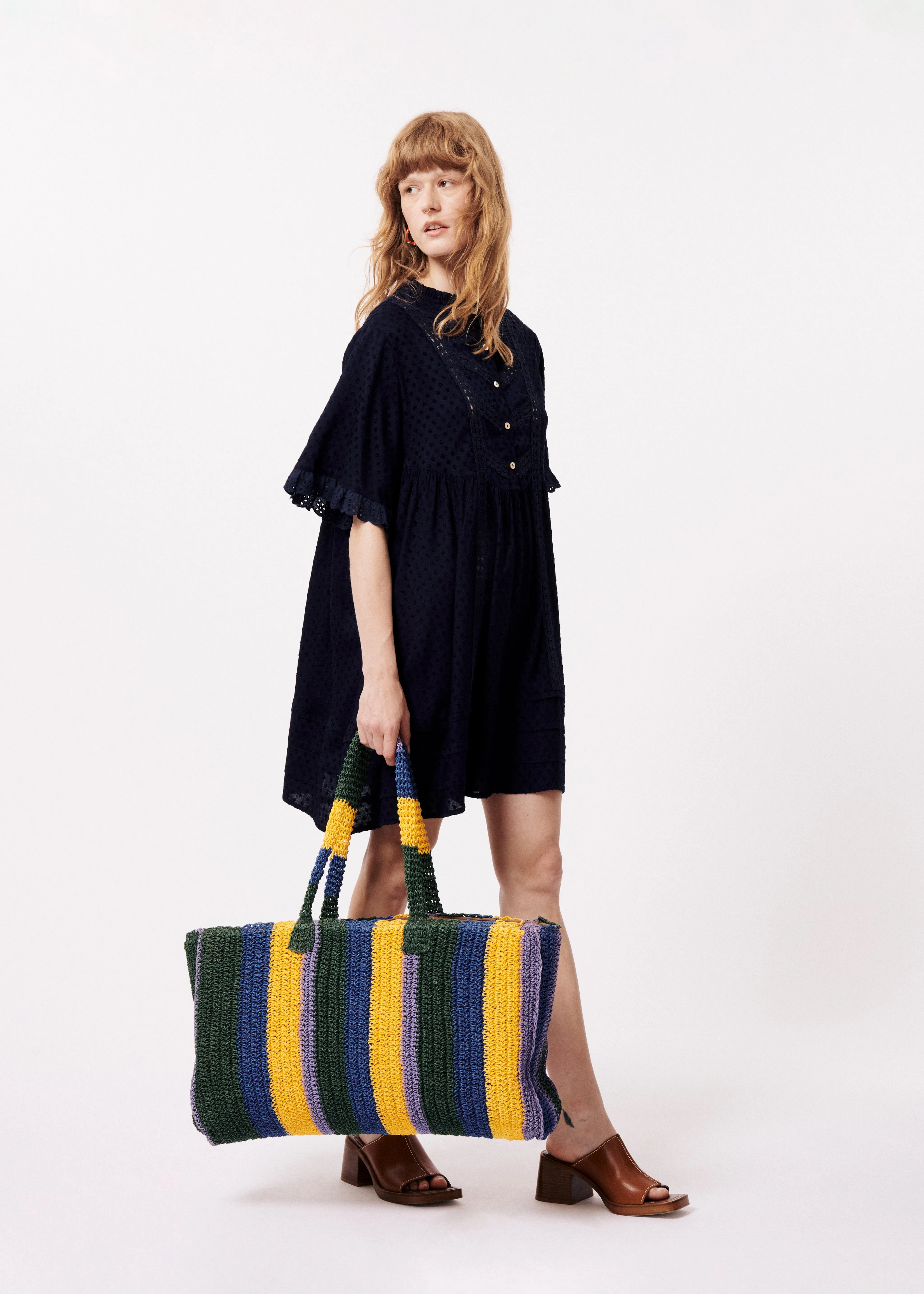 Robe ANNY Bleu marine sold by FRNCH product image thumbnail 2