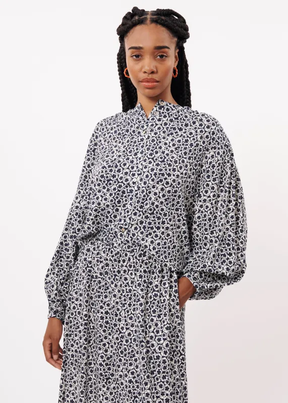 Blouse NEOLA Bleu marine sold by FRNCH