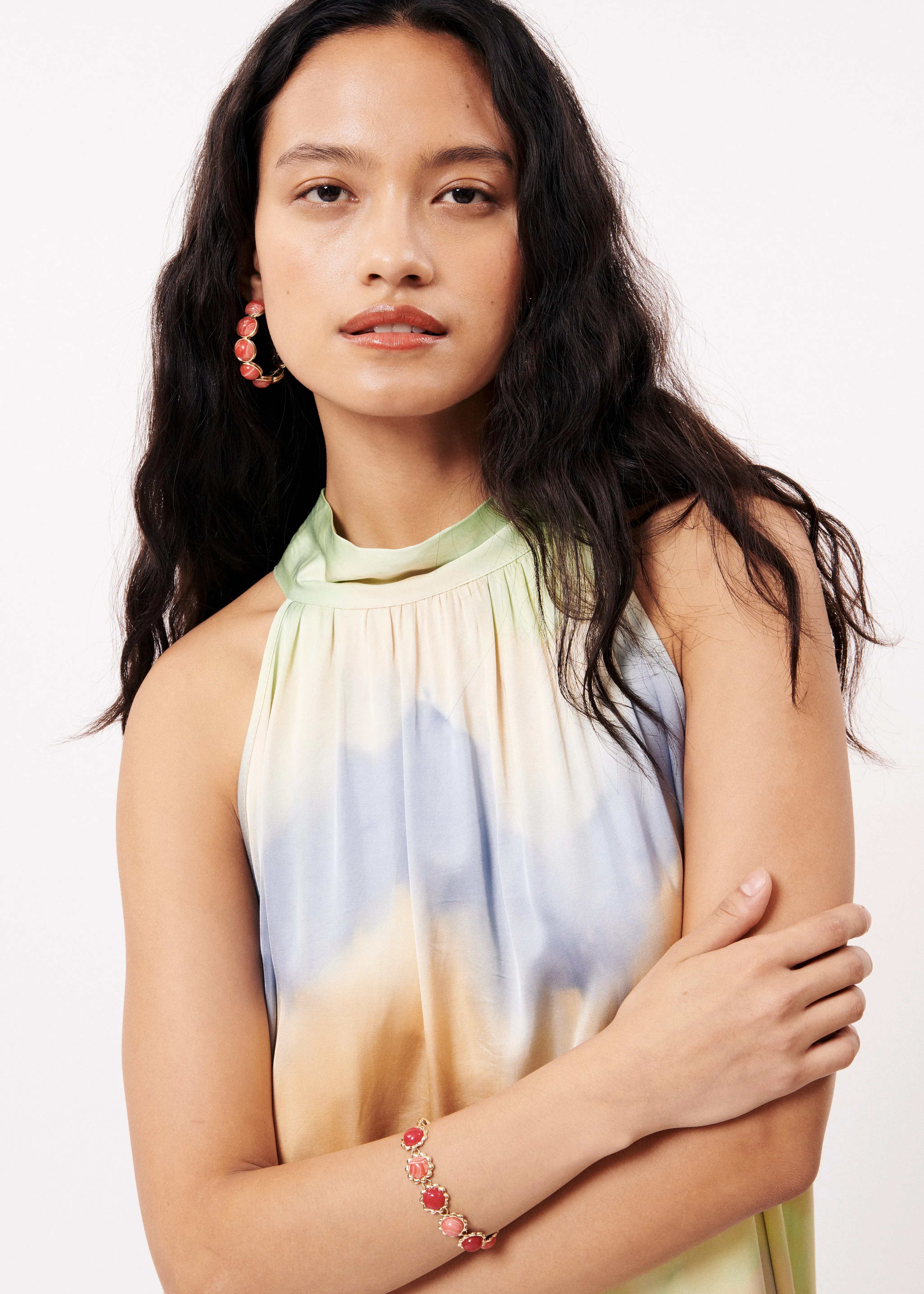 Robe AUBERYA Tie-dye sold by FRNCH product image thumbnail 5