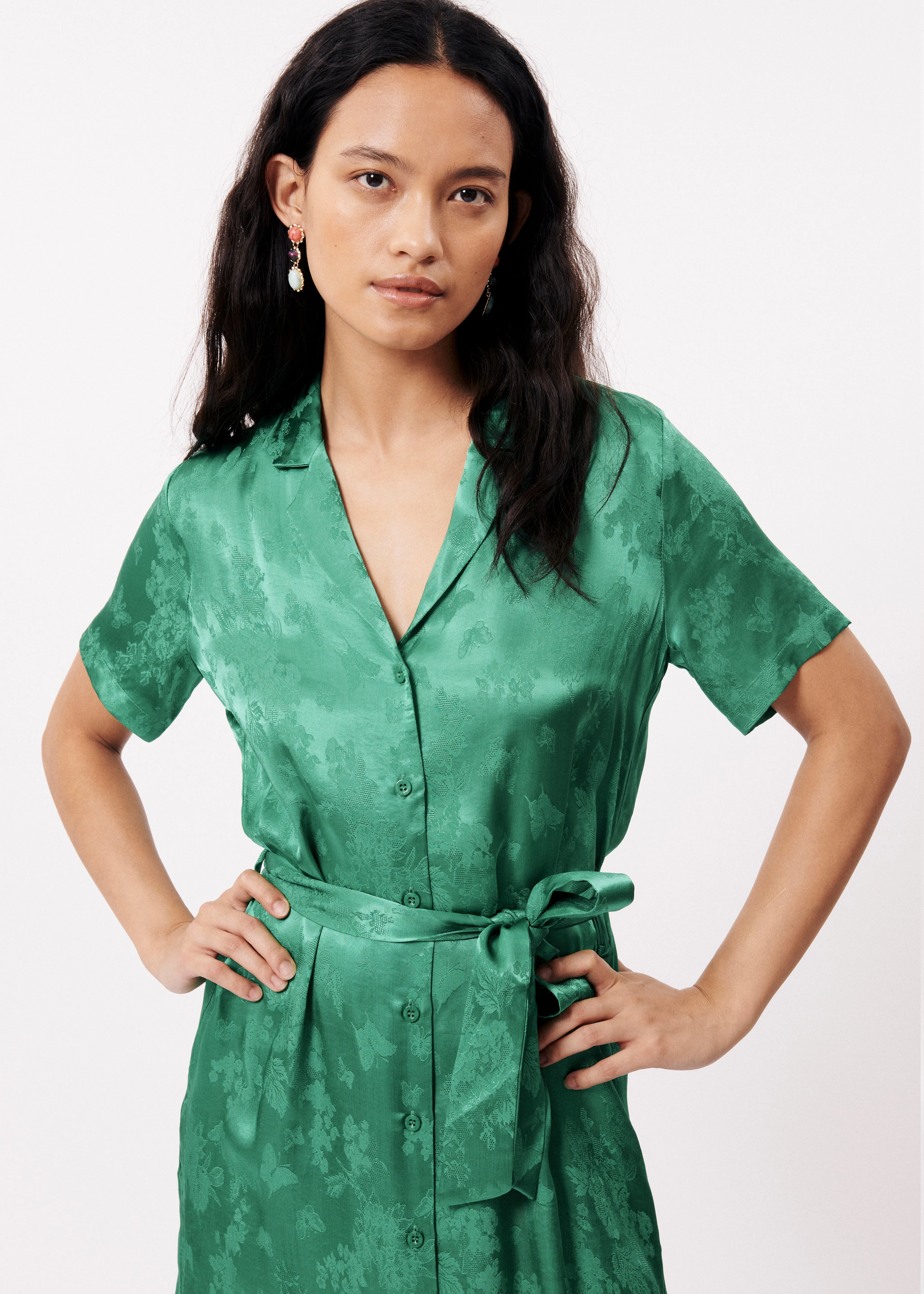 Robe AGLAE Emeraude sold by FRNCH product image thumbnail 4