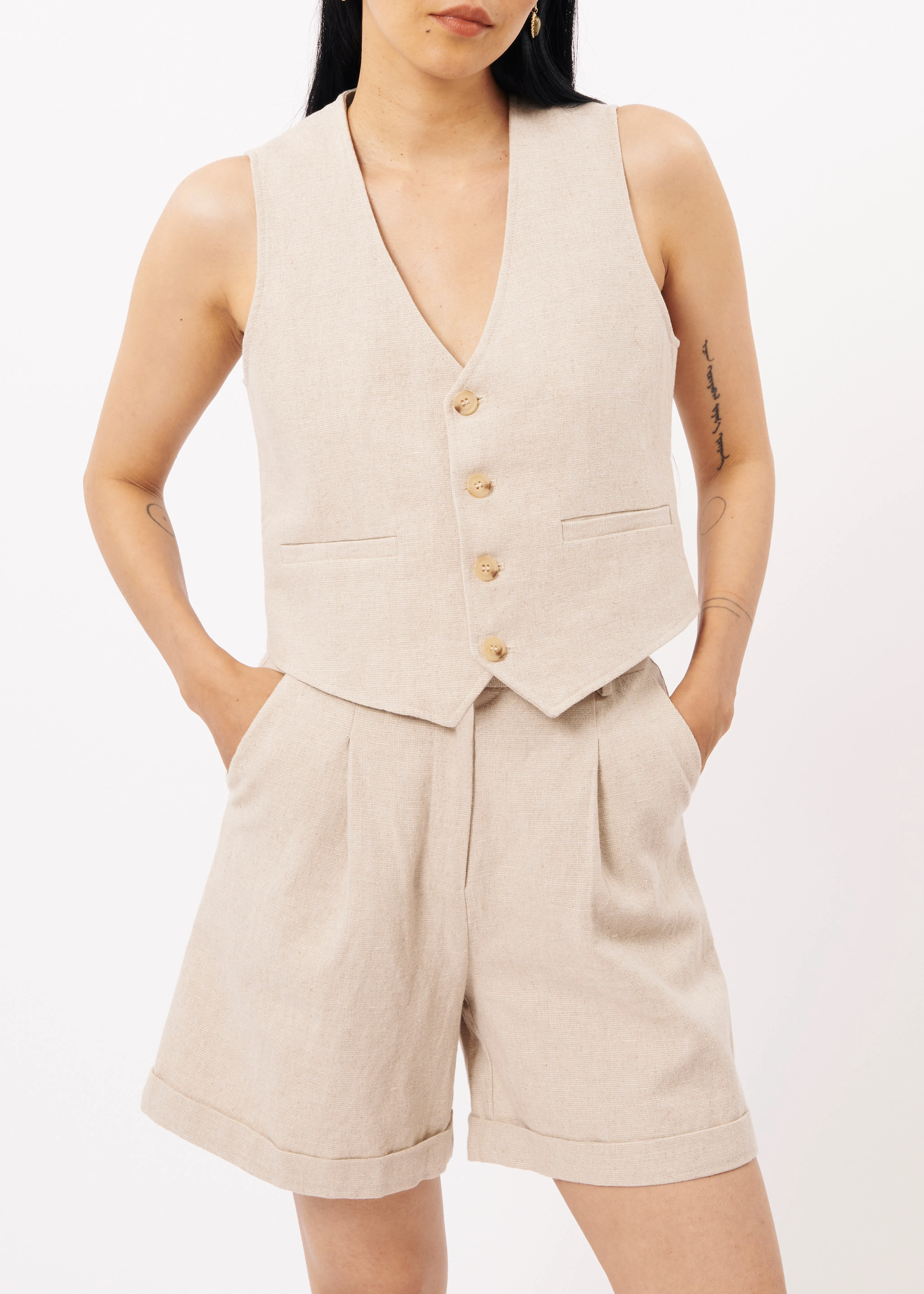 Short CORALINE Beige sold by FRNCH product image thumbnail 4