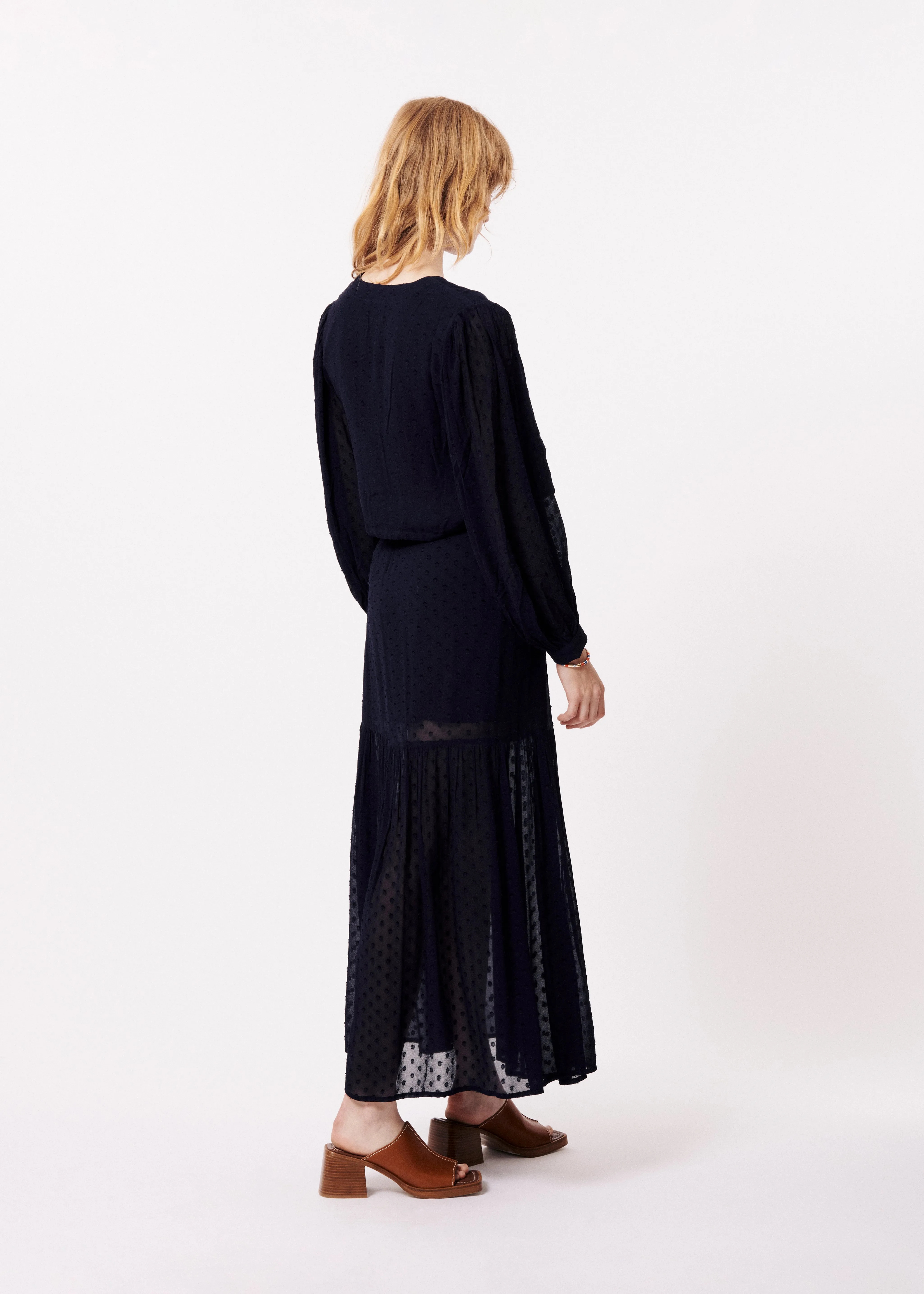 Blouse NYDIA Bleu marine sold by FRNCH product image thumbnail 3