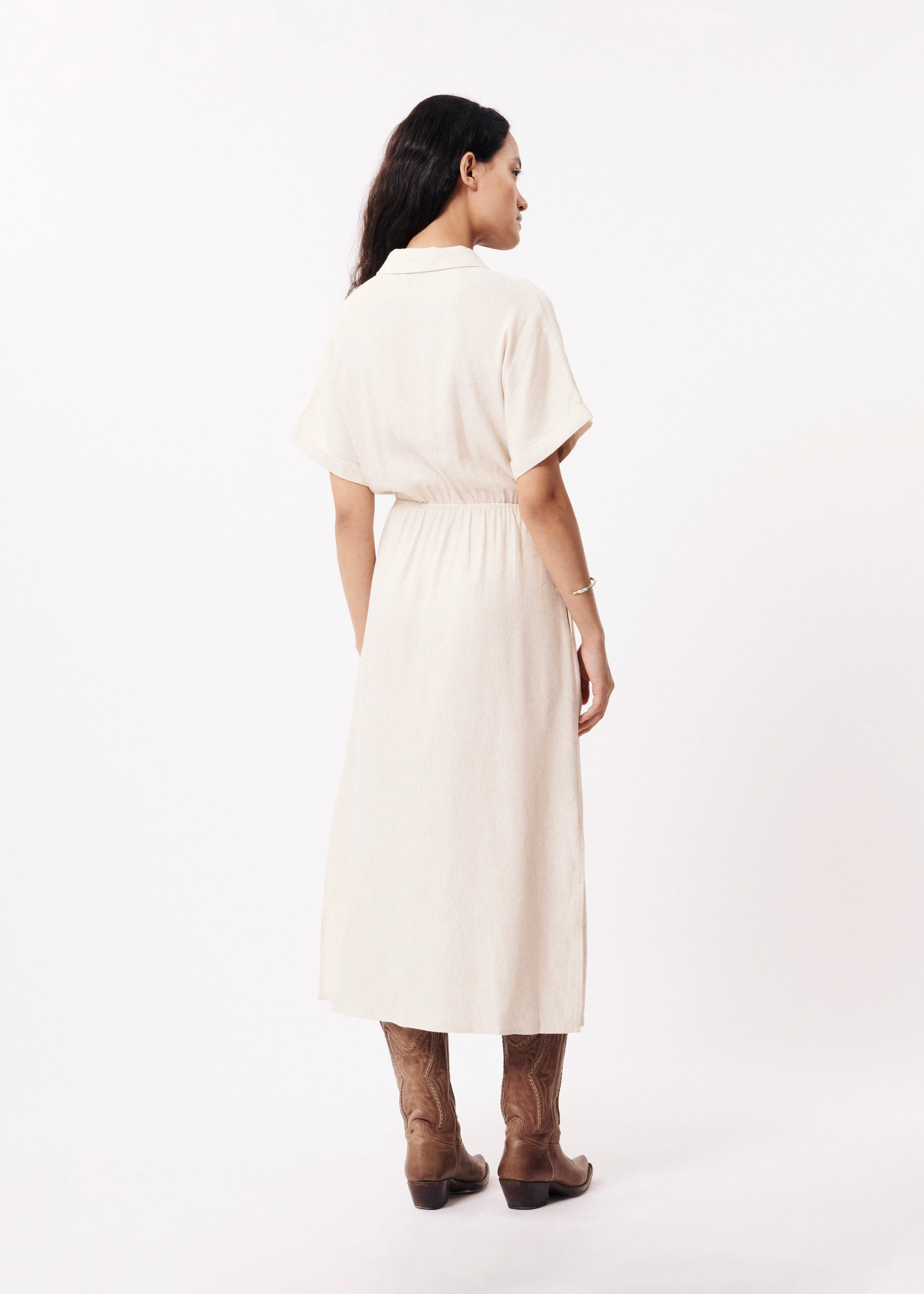 Robe ALIENOR Beige sold by FRNCH product image thumbnail 3