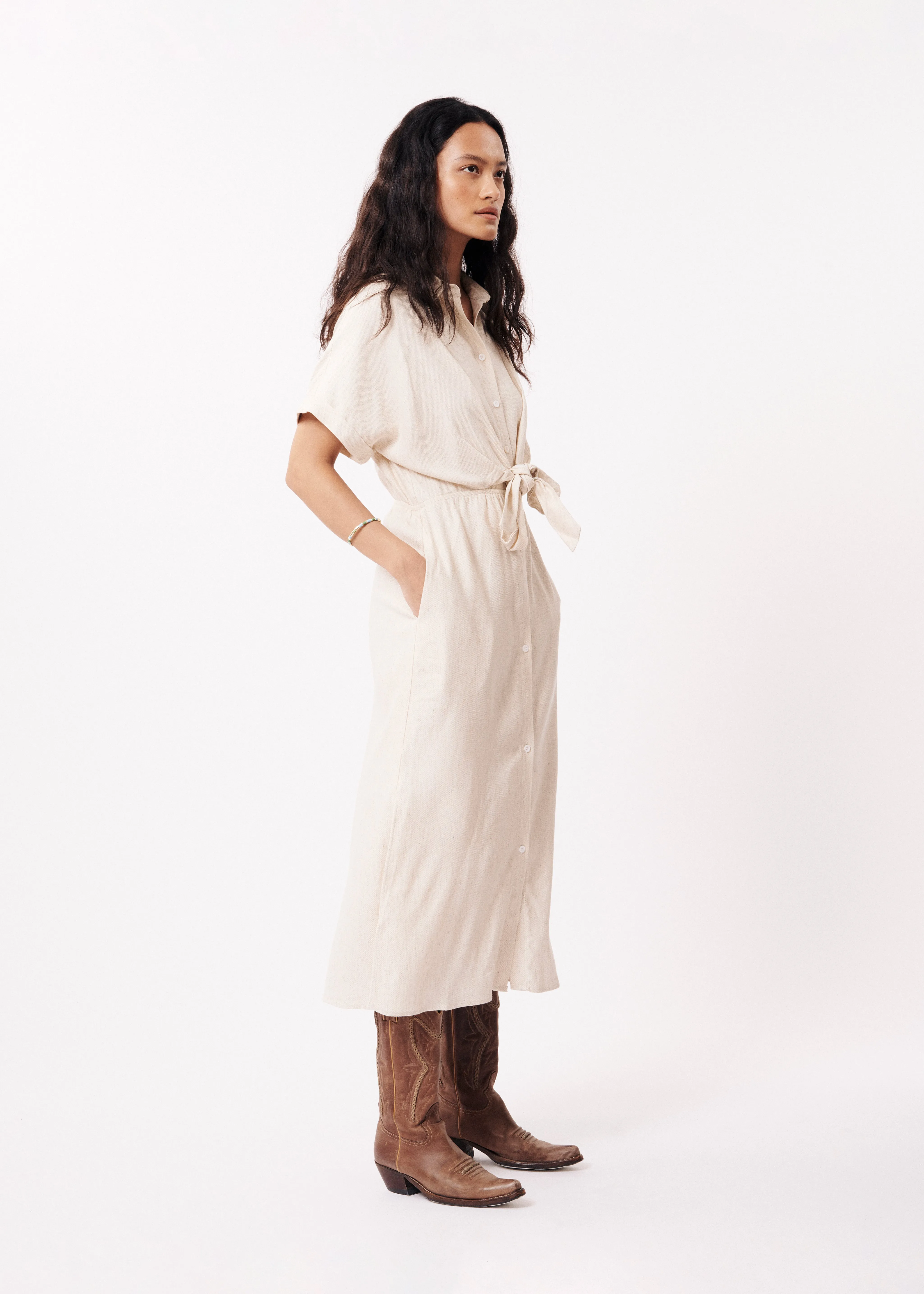 Robe ALIENOR Beige sold by FRNCH product image thumbnail 2