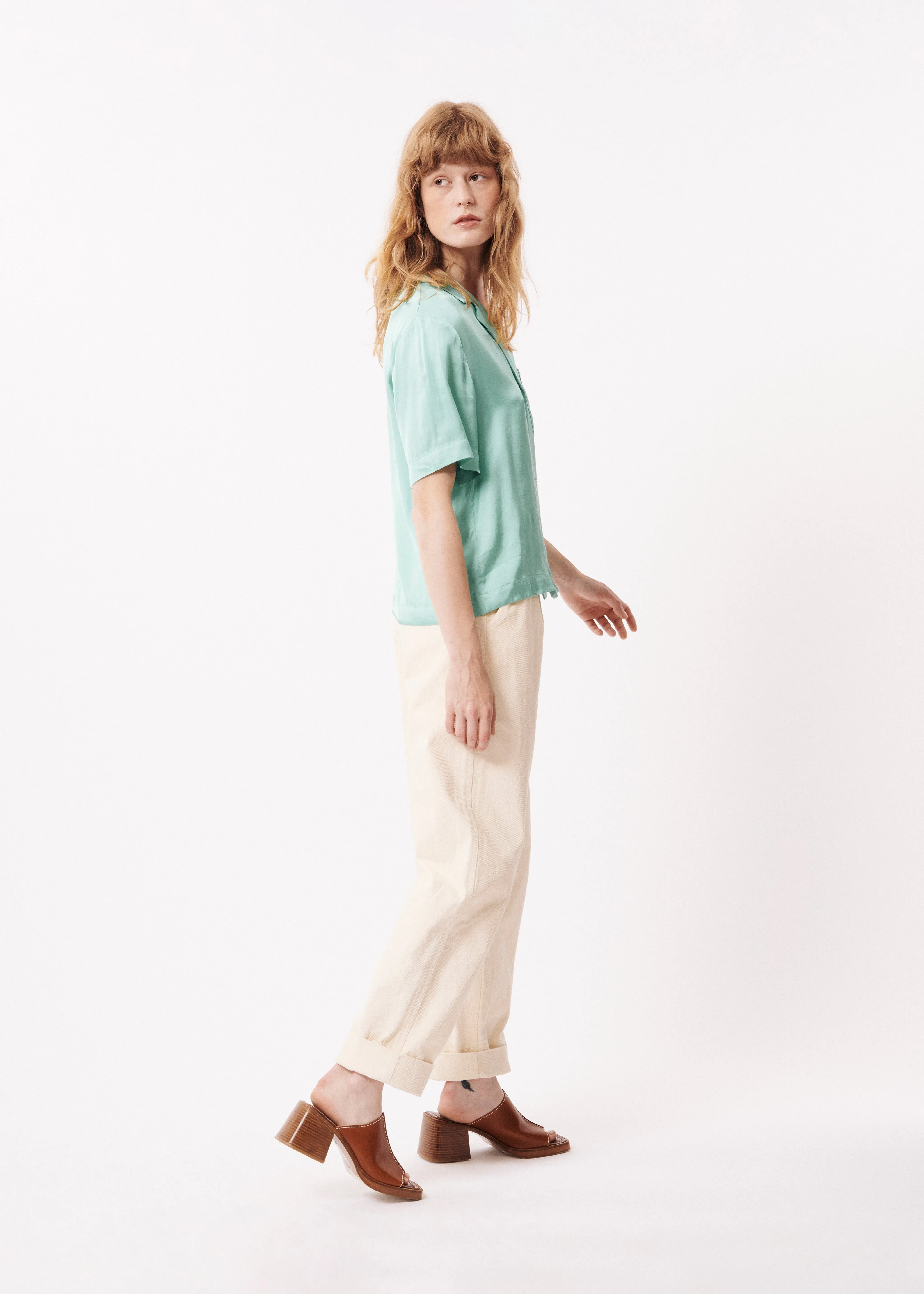 Chemise CHELLY Turquoise sold by FRNCH product image thumbnail 3