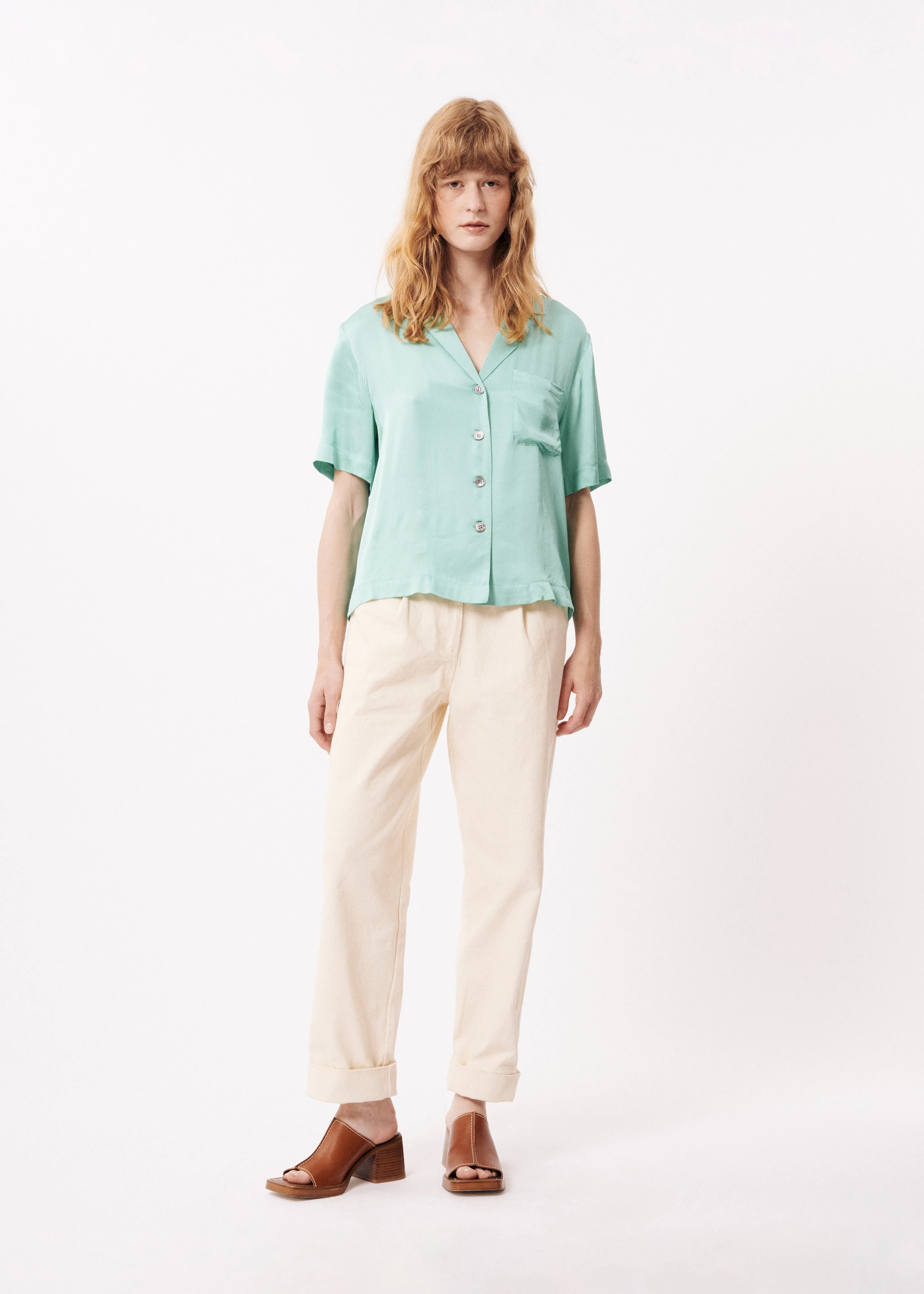 Chemise CHELLY Turquoise sold by FRNCH product image thumbnail 2