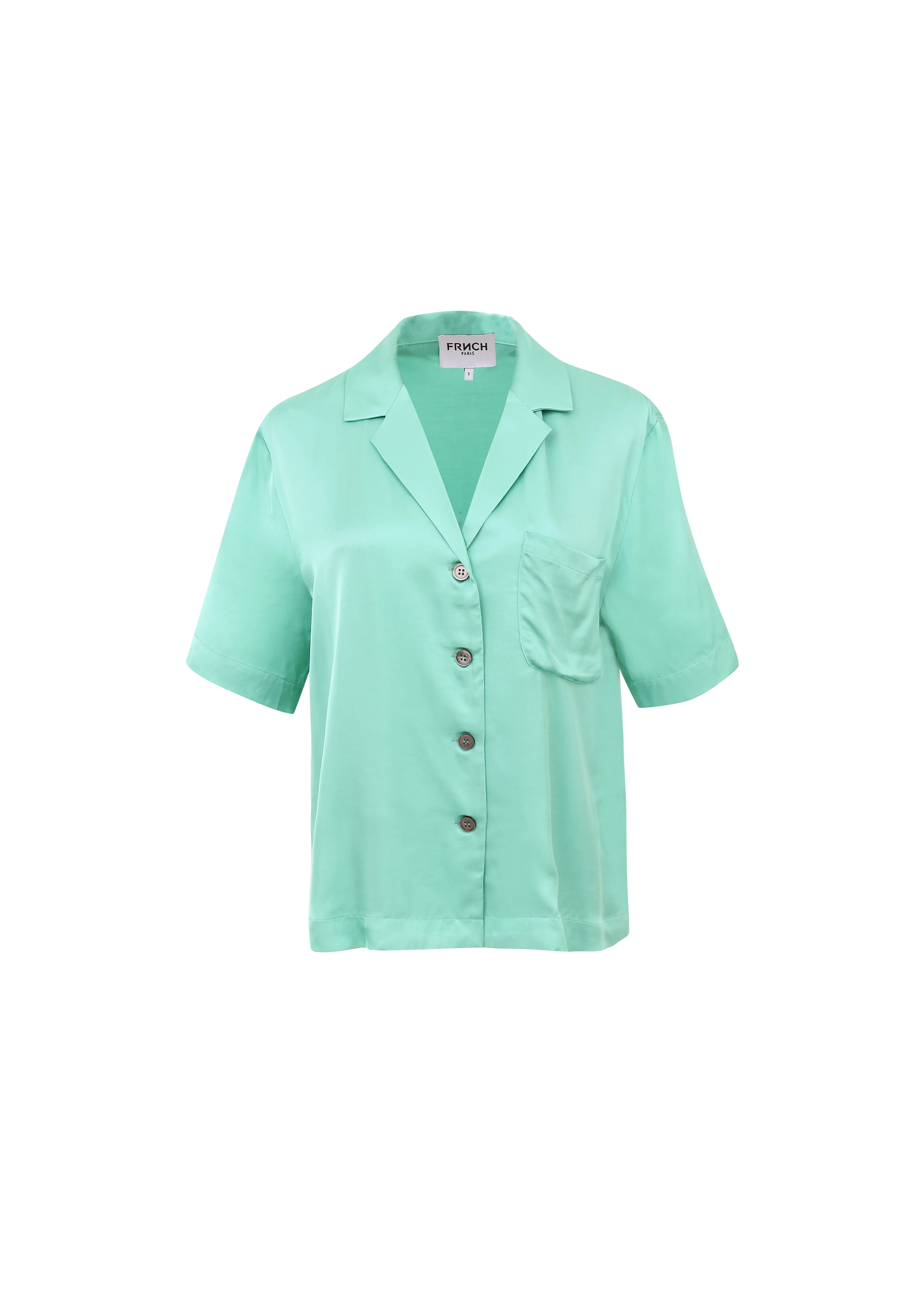 Chemise CHELLY Turquoise sold by FRNCH product image thumbnail 5